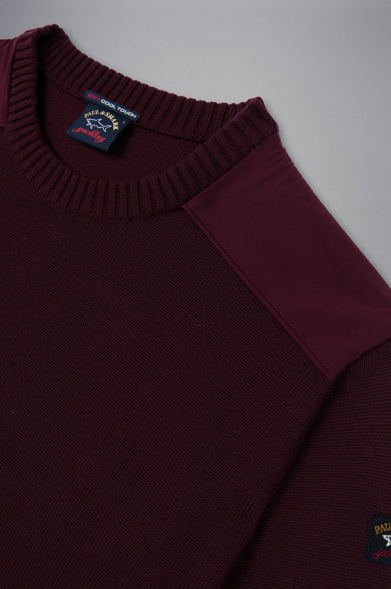 PAUL&SHARK X Soft Cooltouch Crewknit BORDEAUX - Henry BucksKnitwear46AW240026 - BORD - M