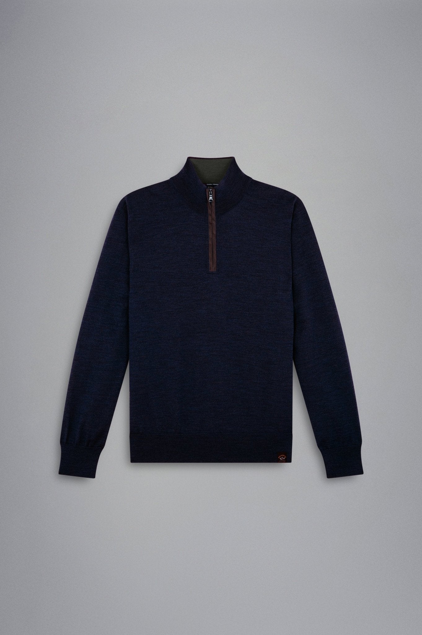 PAUL&SHARK X Soft Tech 1/4 Zip Crewknit NAVY - Henry BucksKnitwear46AW240027 - NAVY - M