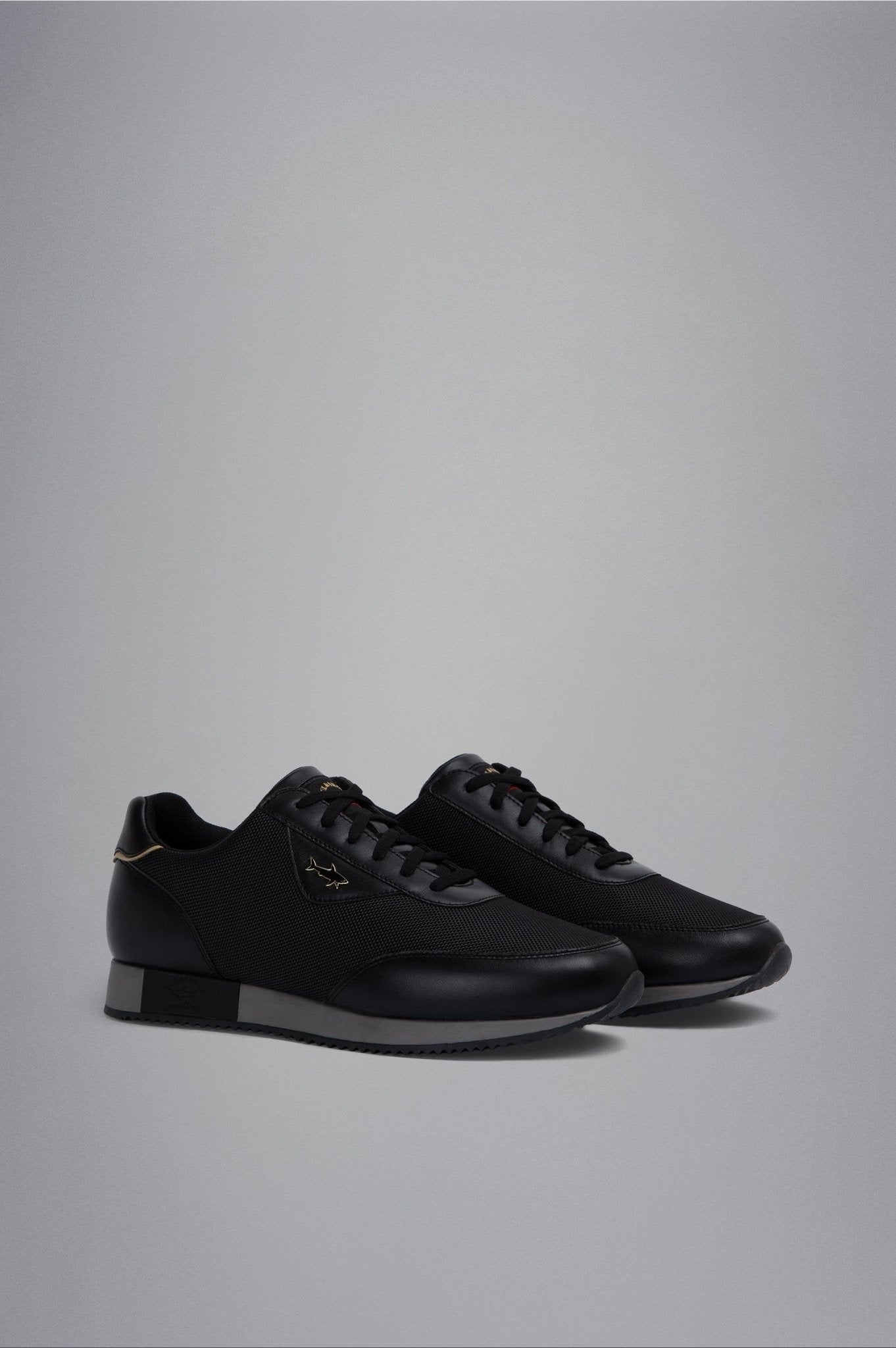 PAUL&SHARK X Techflab Leather Sneakers BLACK - Henry BucksSneakers80AW240002 - BLCK - 42