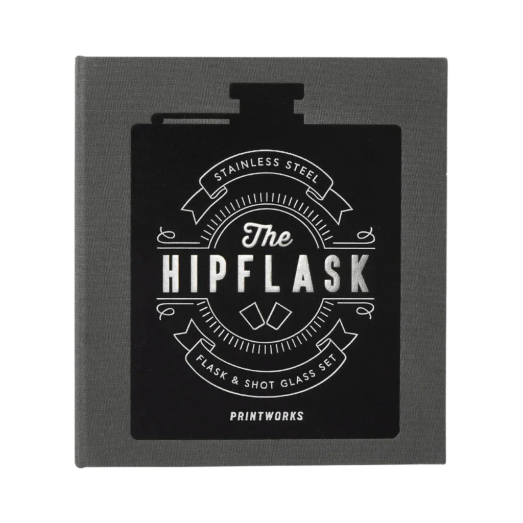 Printworks Essential Hip Flask SILVER - Henry Bucks