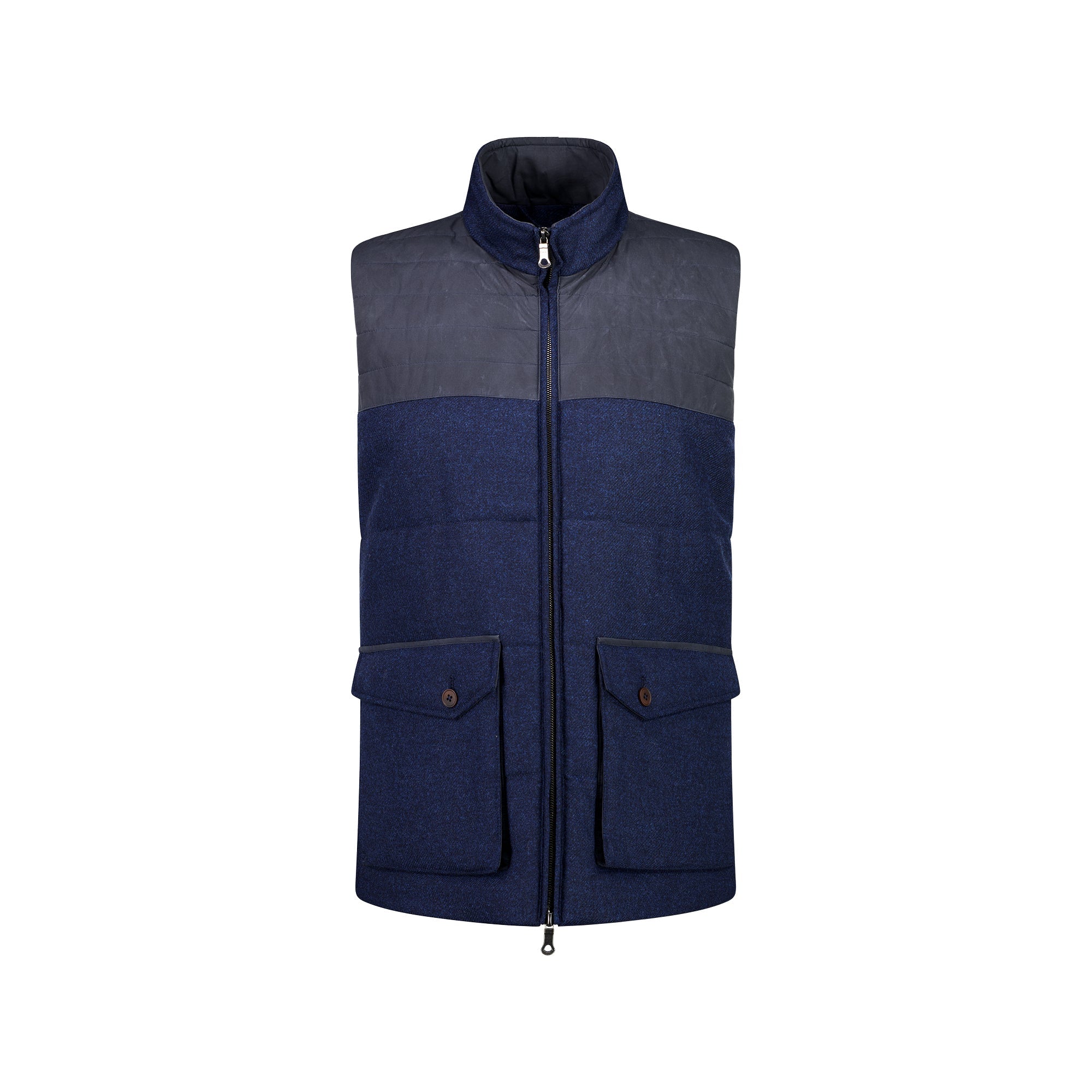 PURDEY Gatcombe Gilet NAVY REG - Henry BucksVests38SS230141 - NAVY - R - M