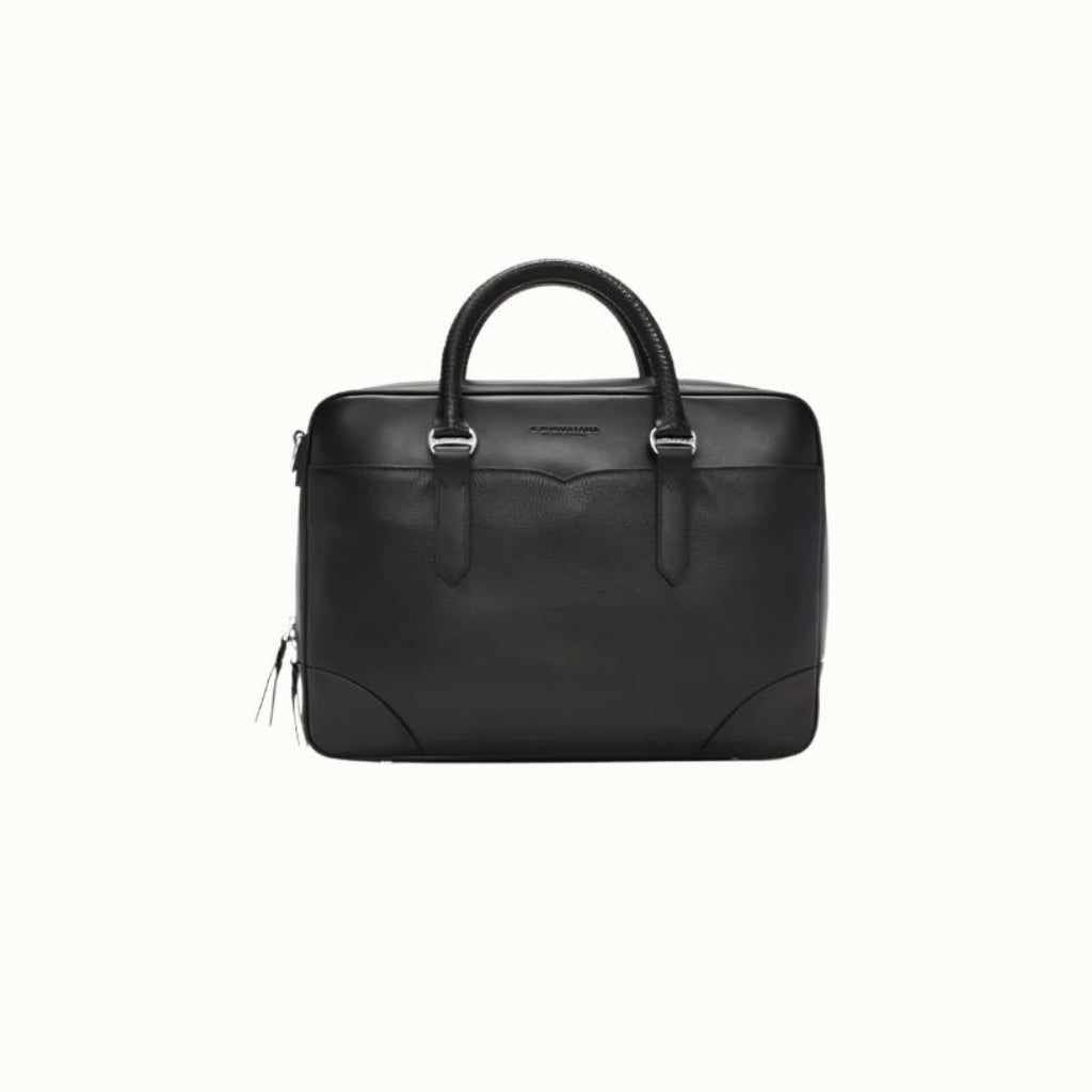 R.M. WILLIAMS Leather Briefcase BLACK (*IN - STORE ONLY) - Henry BucksBags69SS230049 - BLCK