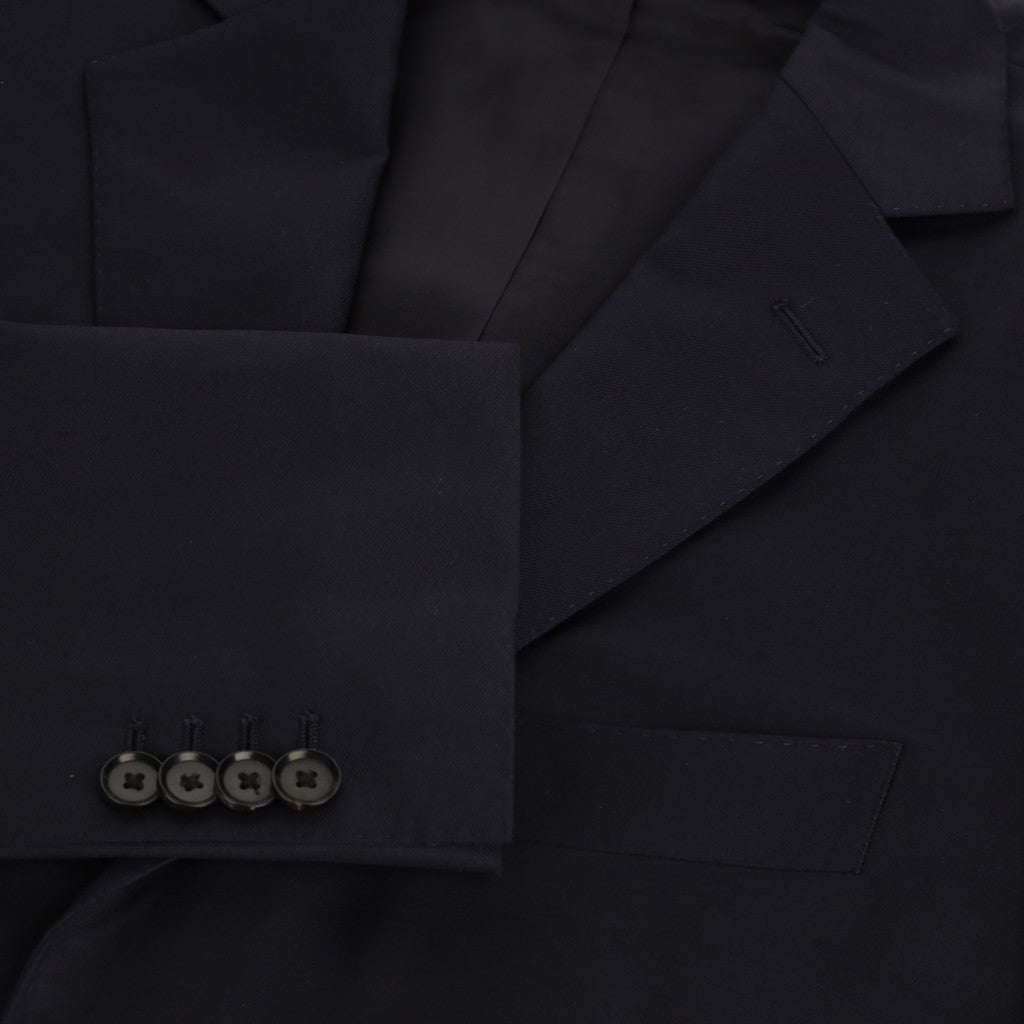 SARTORIAL EDGE Notch Lapel Single Breasted Drop 8 Suit NAVY REG - Henry Bucks