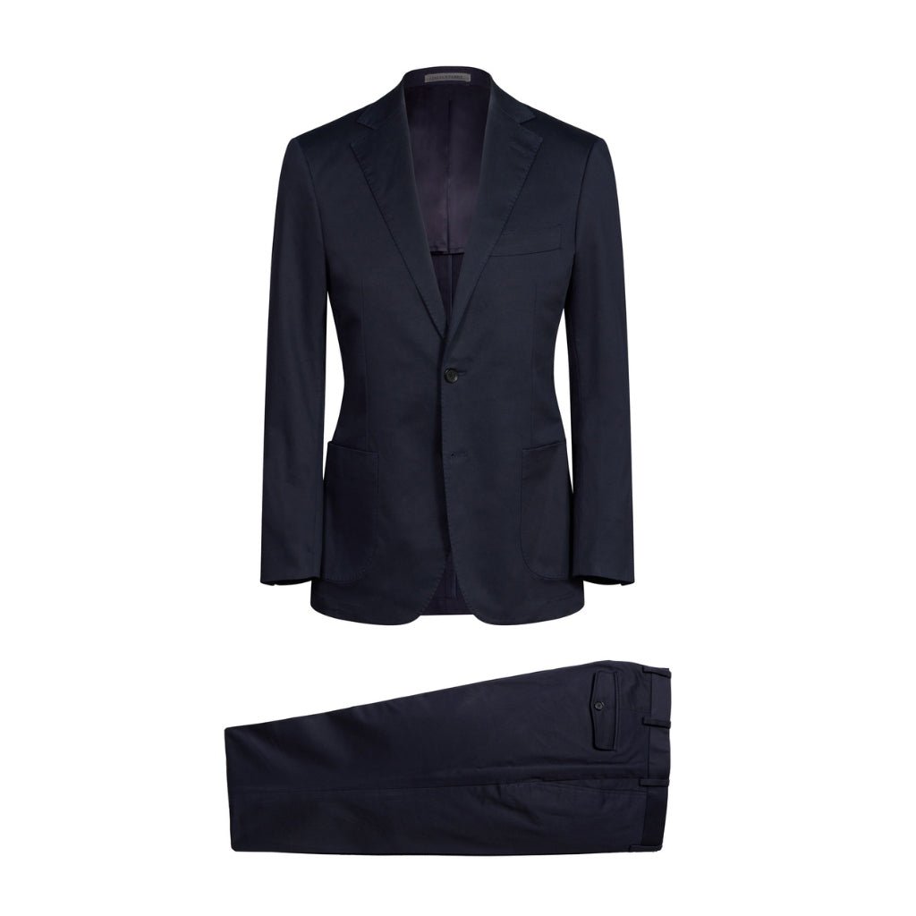 SARTORIAL EDGE Slim Stretch Suit NAVY REG - Henry Bucks