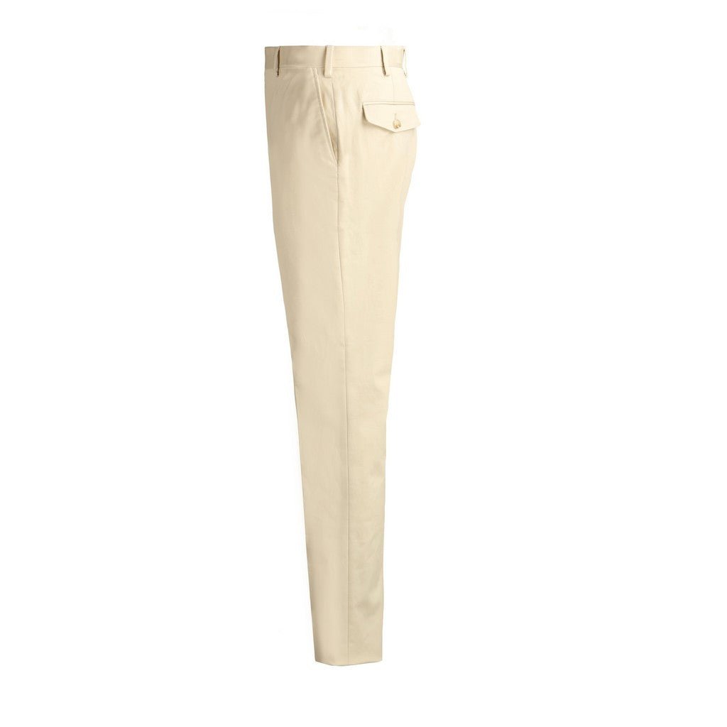 SARTORIAL EDGE Slim Stretch Trouser ECRU REG - Henry Bucks