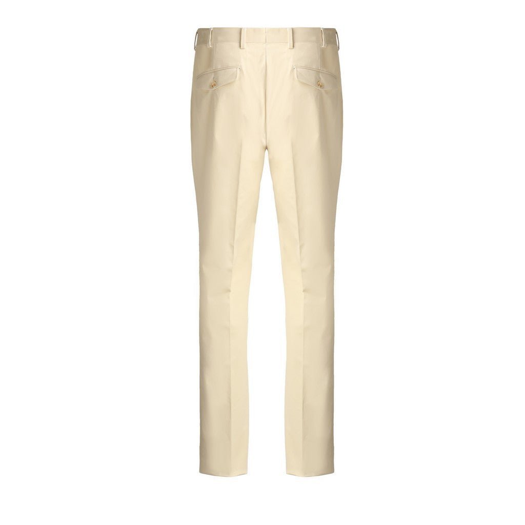 SARTORIAL EDGE Slim Stretch Trouser ECRU REG - Henry Bucks