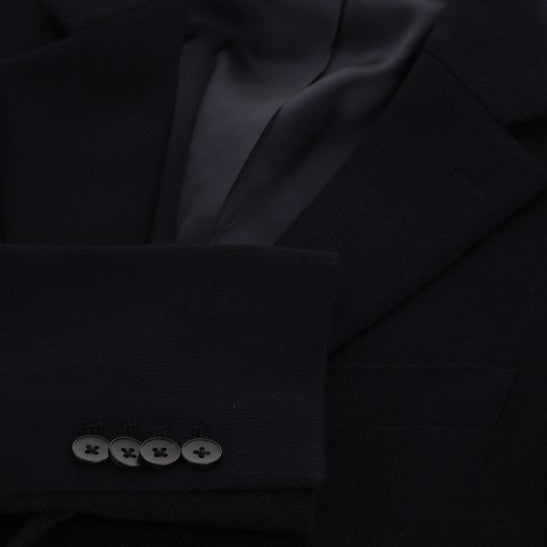 SARTORIAL EDGE Wool Casual Single Breasted Blazer NAVY REG - Henry Bucks