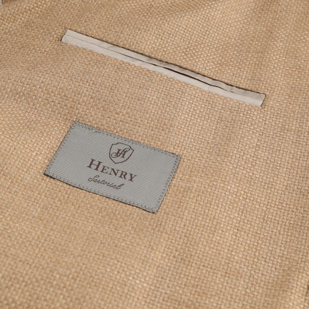 SARTORIAL EDGE Wool Edge Slim Notch Blazer CAMEL - Henry Bucks