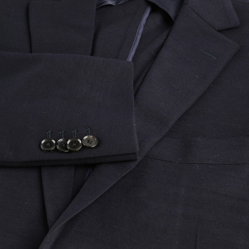 SARTORIAL EDGE Wool Edge Slim Notch Blazer DARK NAVY - Henry Bucks