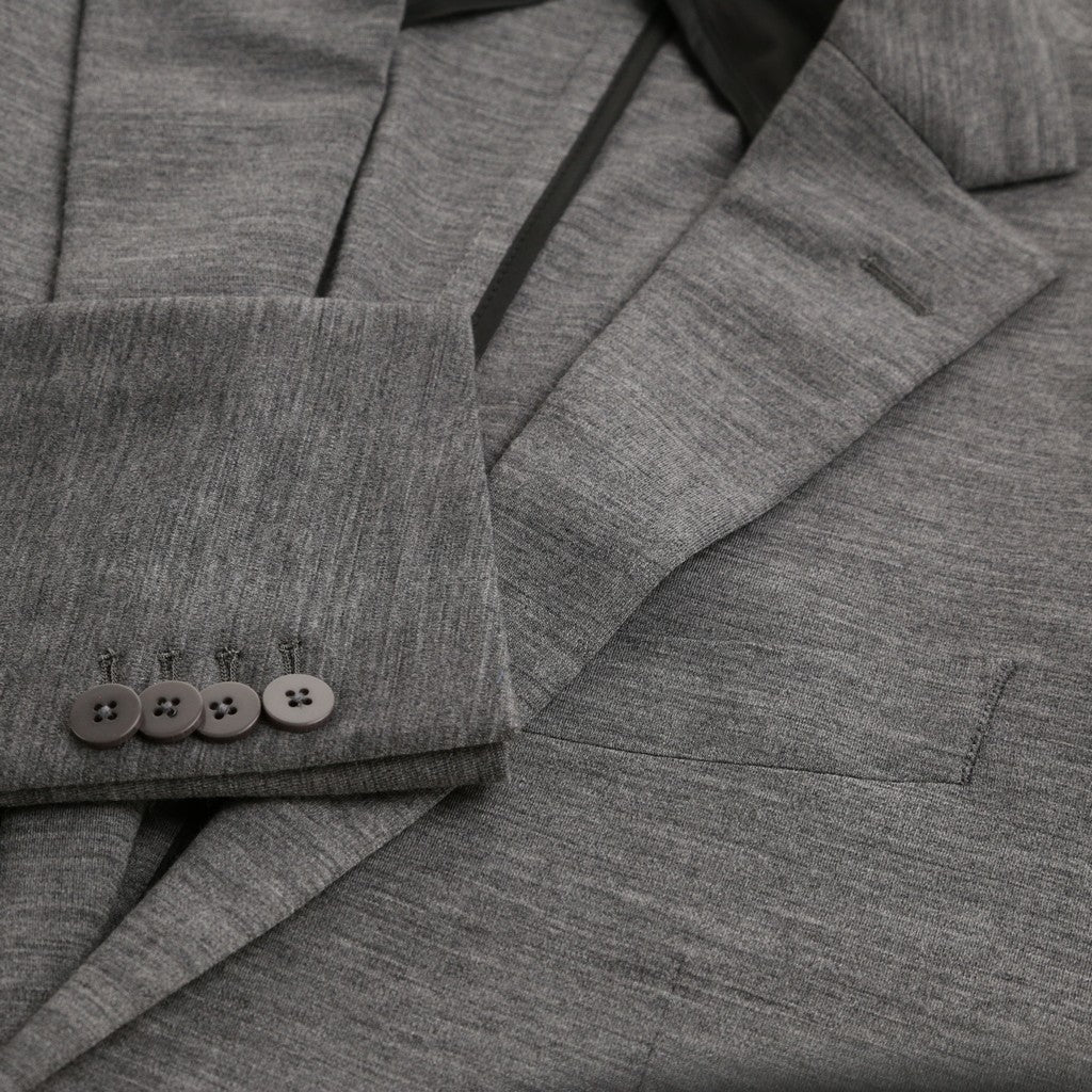 SARTORIAL EDGE Wool Edge Slim Notch Blazer GREY - Henry Bucks