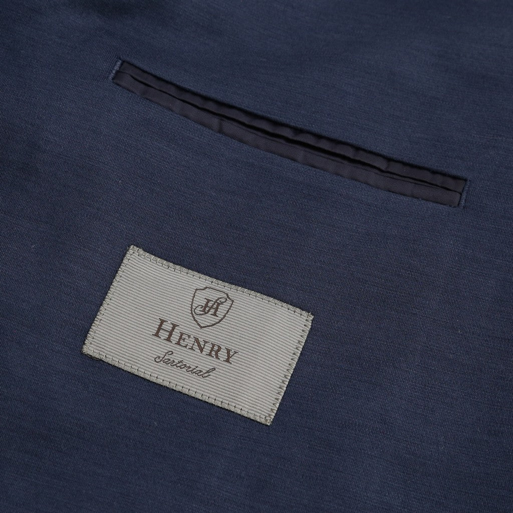 SARTORIAL EDGE Wool Edge Slim Notch Blazer MIDNIGHT NAVY - Henry Bucks