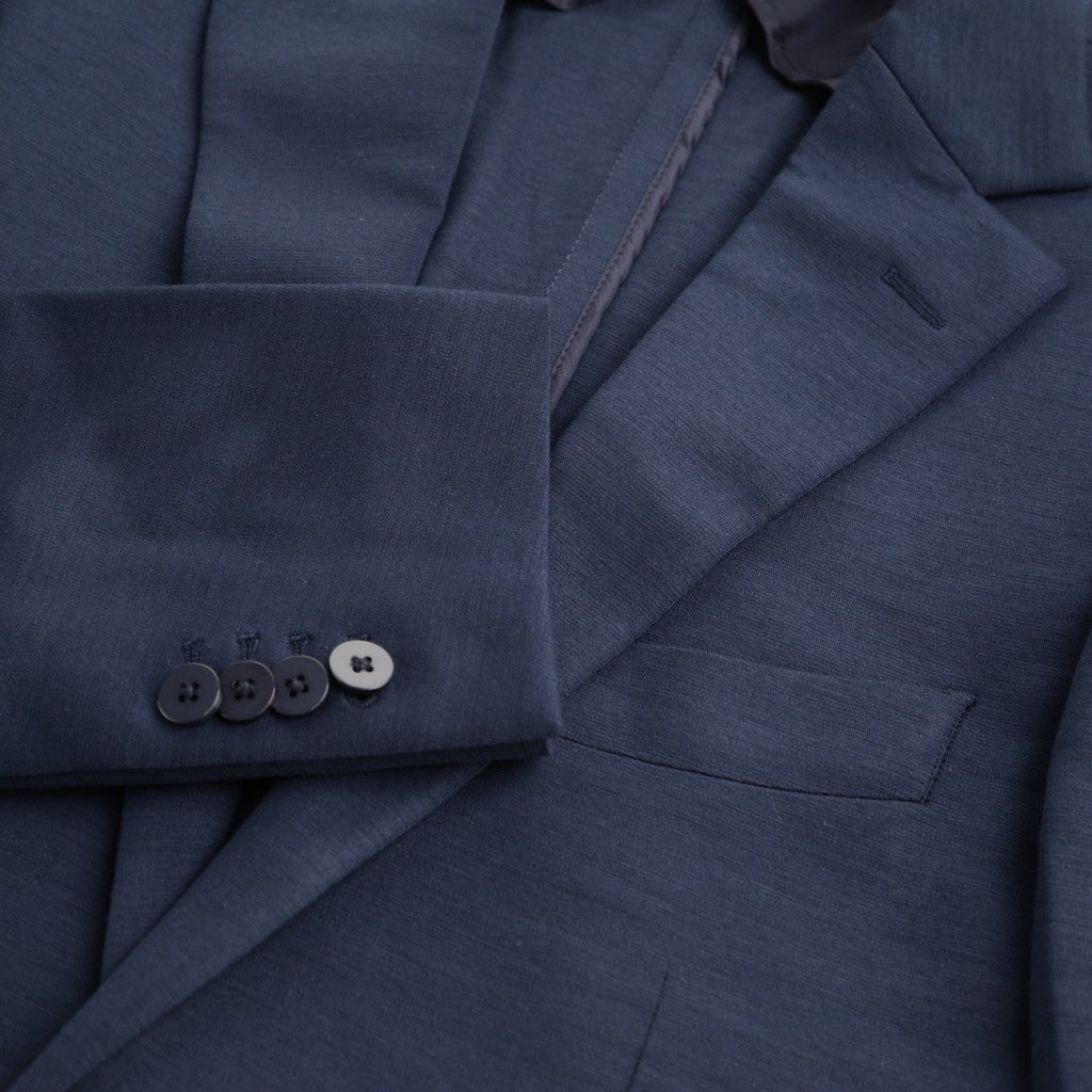 SARTORIAL EDGE Wool Edge Slim Notch Blazer MIDNIGHT NAVY - Henry Bucks