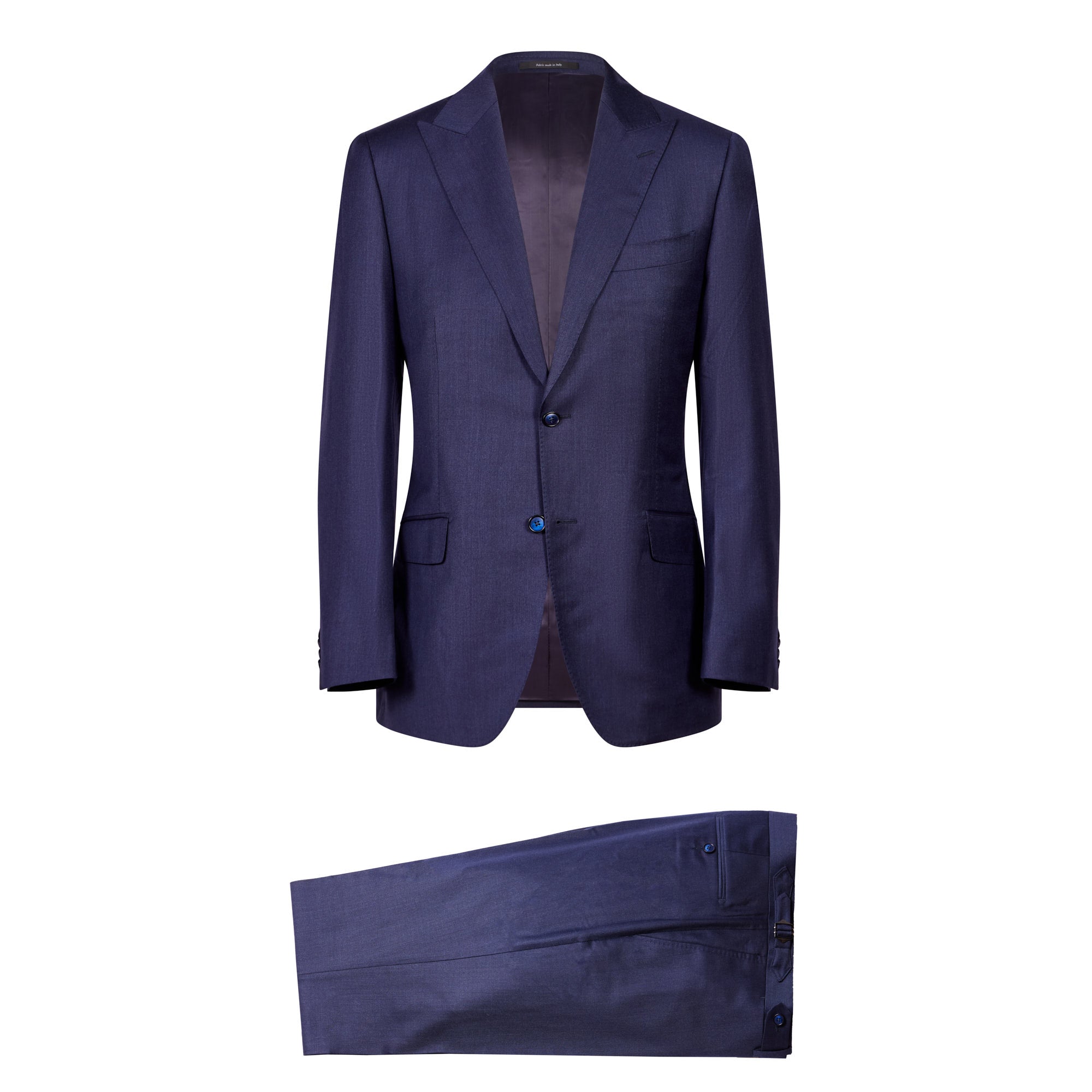 SARTORIAL EDGE Wool Edge Suit NAVY REG - Henry BucksSuits23SS230020 - NAVY - R - 42