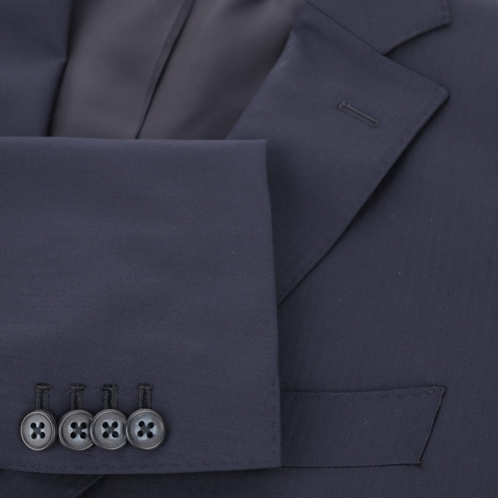 SARTORIAL EDGE Wool Suit NAVY - Henry Bucks