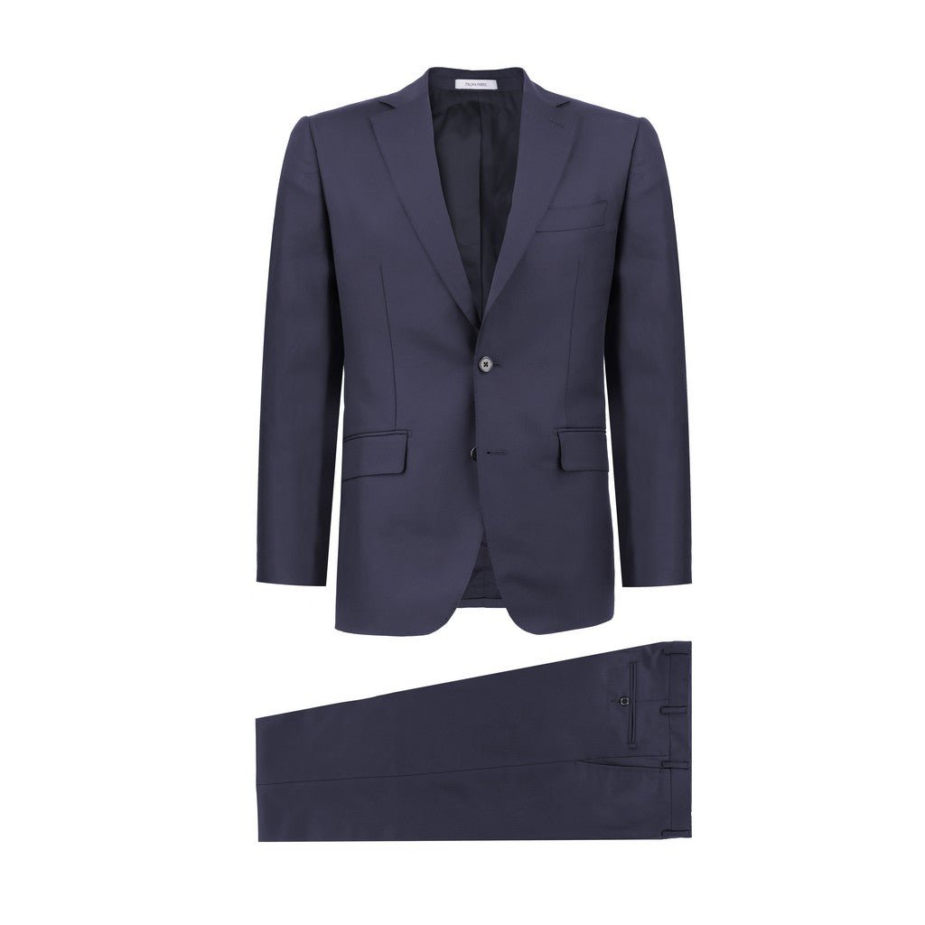 SARTORIAL EDGE Wool Suit NAVY - Henry Bucks