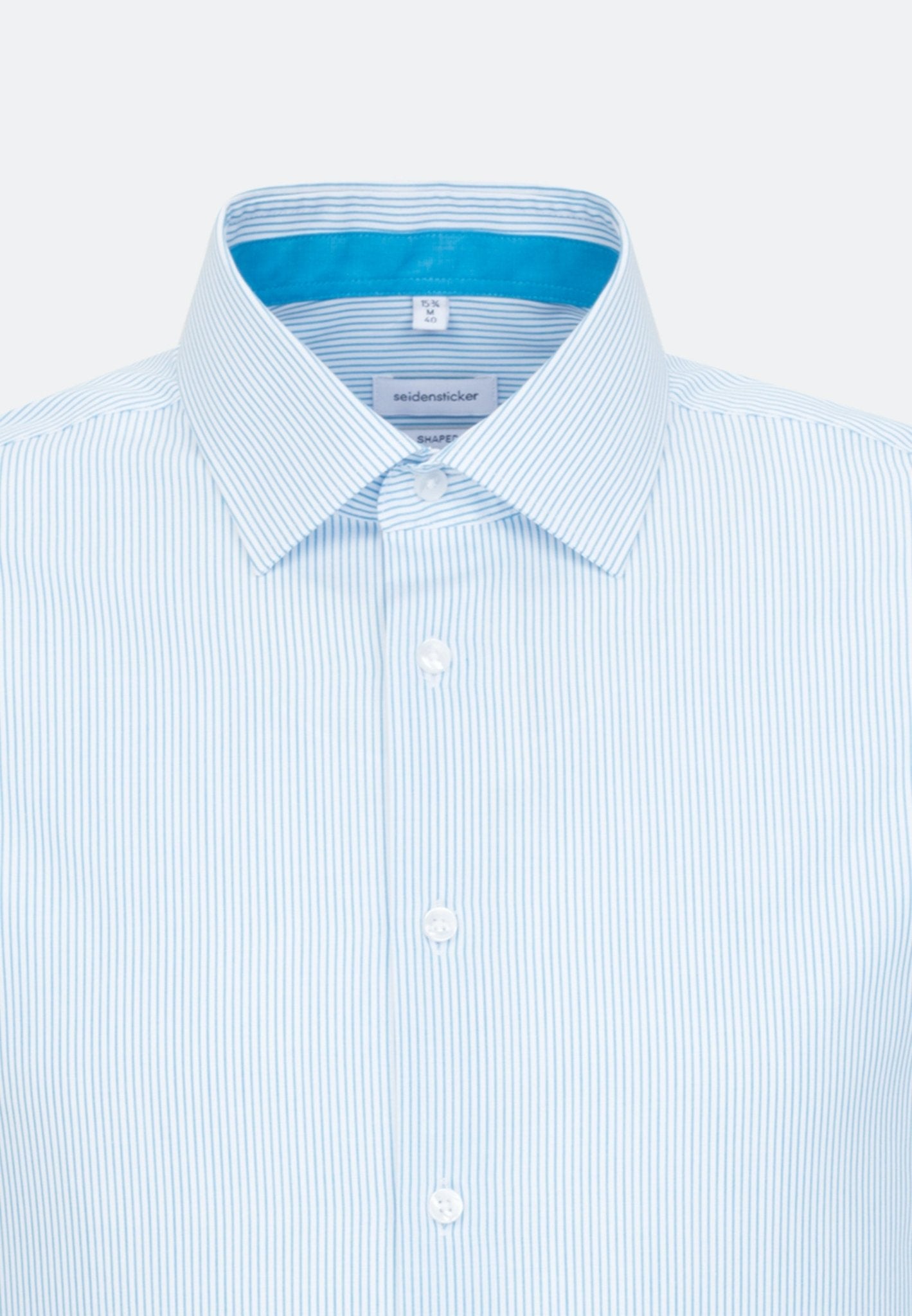 SEIDENSTICKER Poplin Kent - Collar Shirt BLUE - Henry BucksShirts01SS2013 - BLUE - SC - TAIL - 39