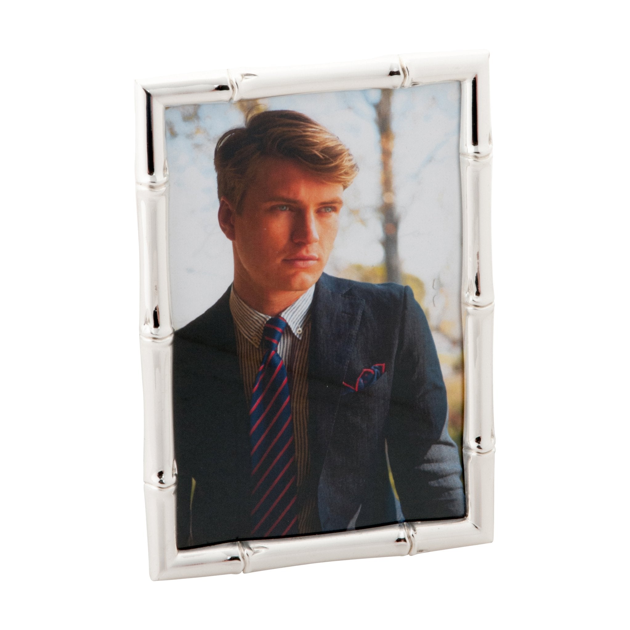 Silver Plated Bamboo Photo Frame - Henry Bucks