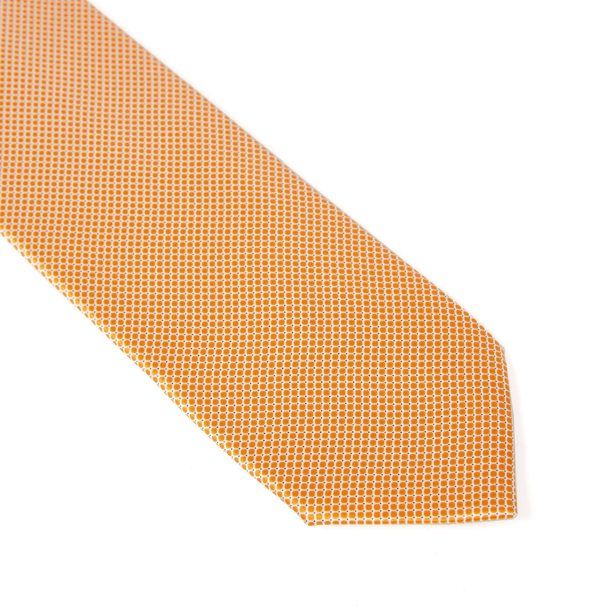 STEFANO RICCI Dot Pattern Tie ORANGE - Henry BucksTies13SS220080 - ORGE