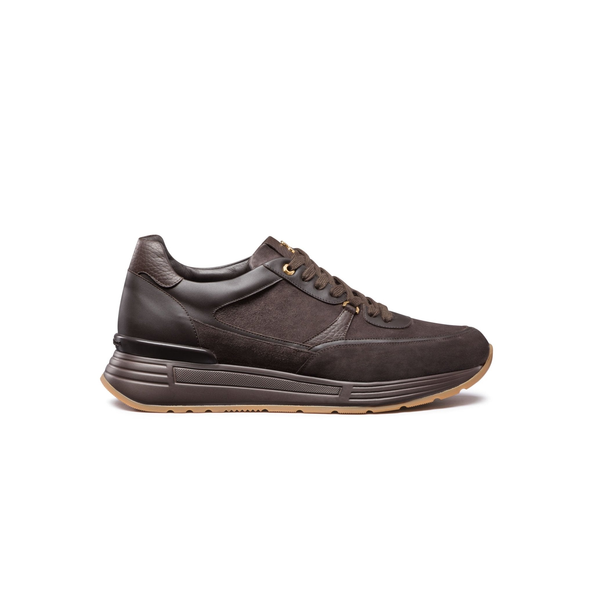 STEFANO RICCI Leather Sneakers DARK BROWN - Henry BucksSneakers80AW240003 - DKBN - 7 1/2