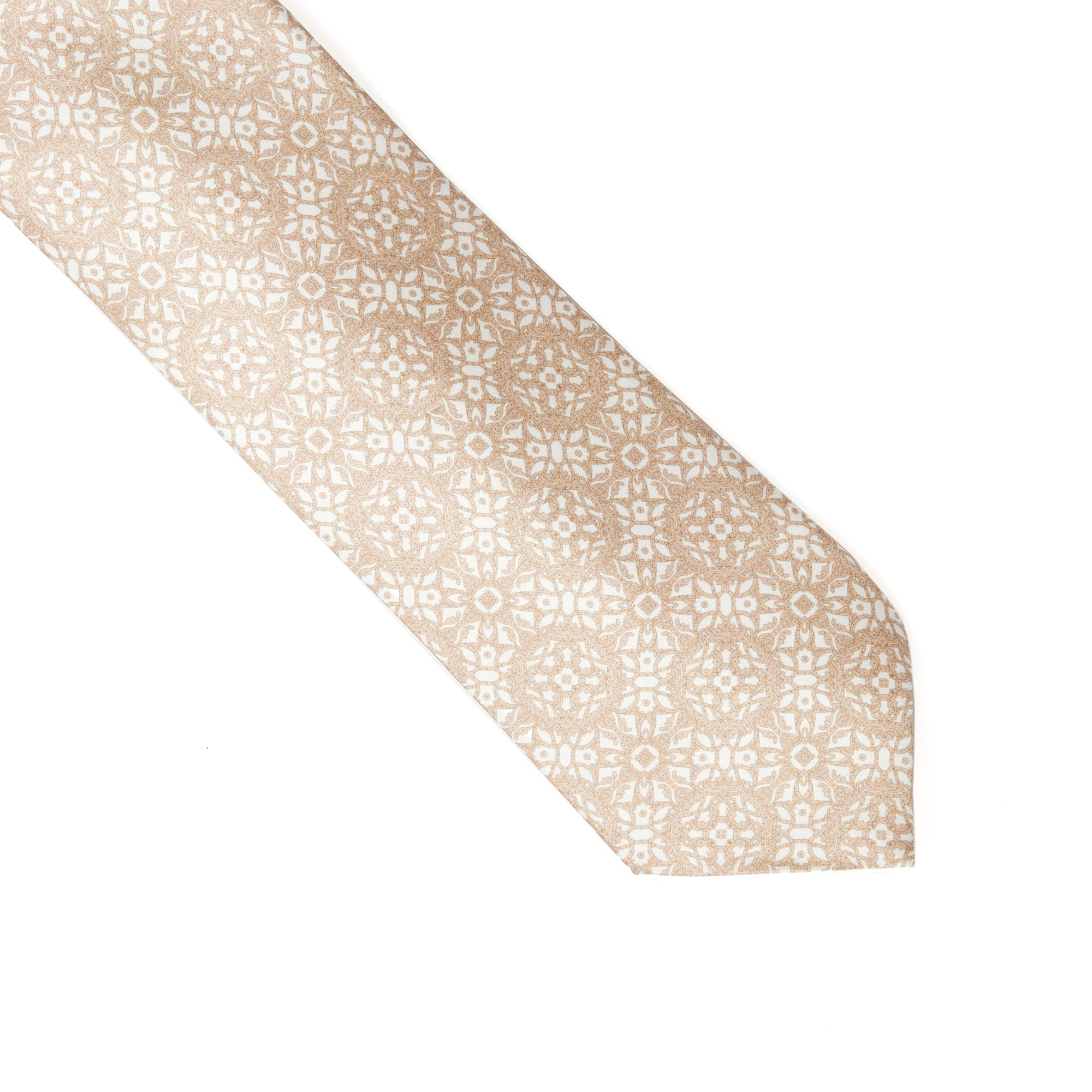 STEFANO RICCI Luxury Hand Made Silk Tie LIGHT BROWN - Henry BucksTies13AW230107 - LTBR