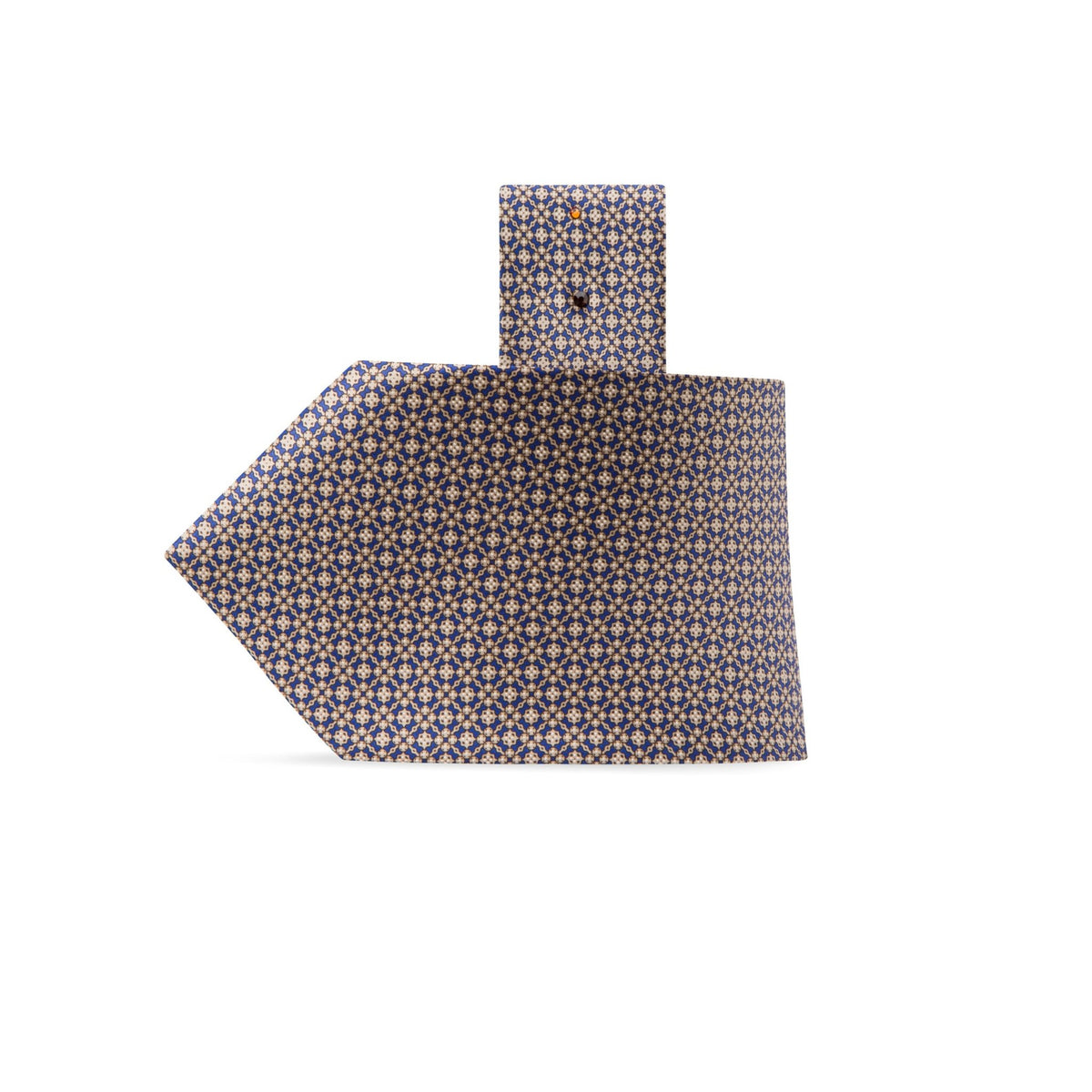 STEFANO RICCI Luxury Handmade Silk Tie NAVY/YELLOW - Henry Bucks