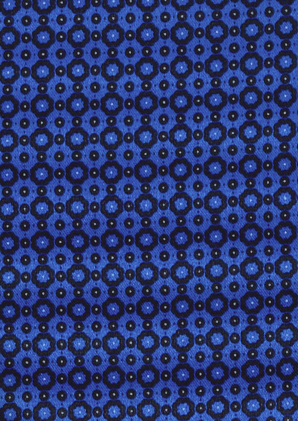 STEFANO RICCI Luxury Silk Long Tie BLUE/BLACK - Henry Bucks