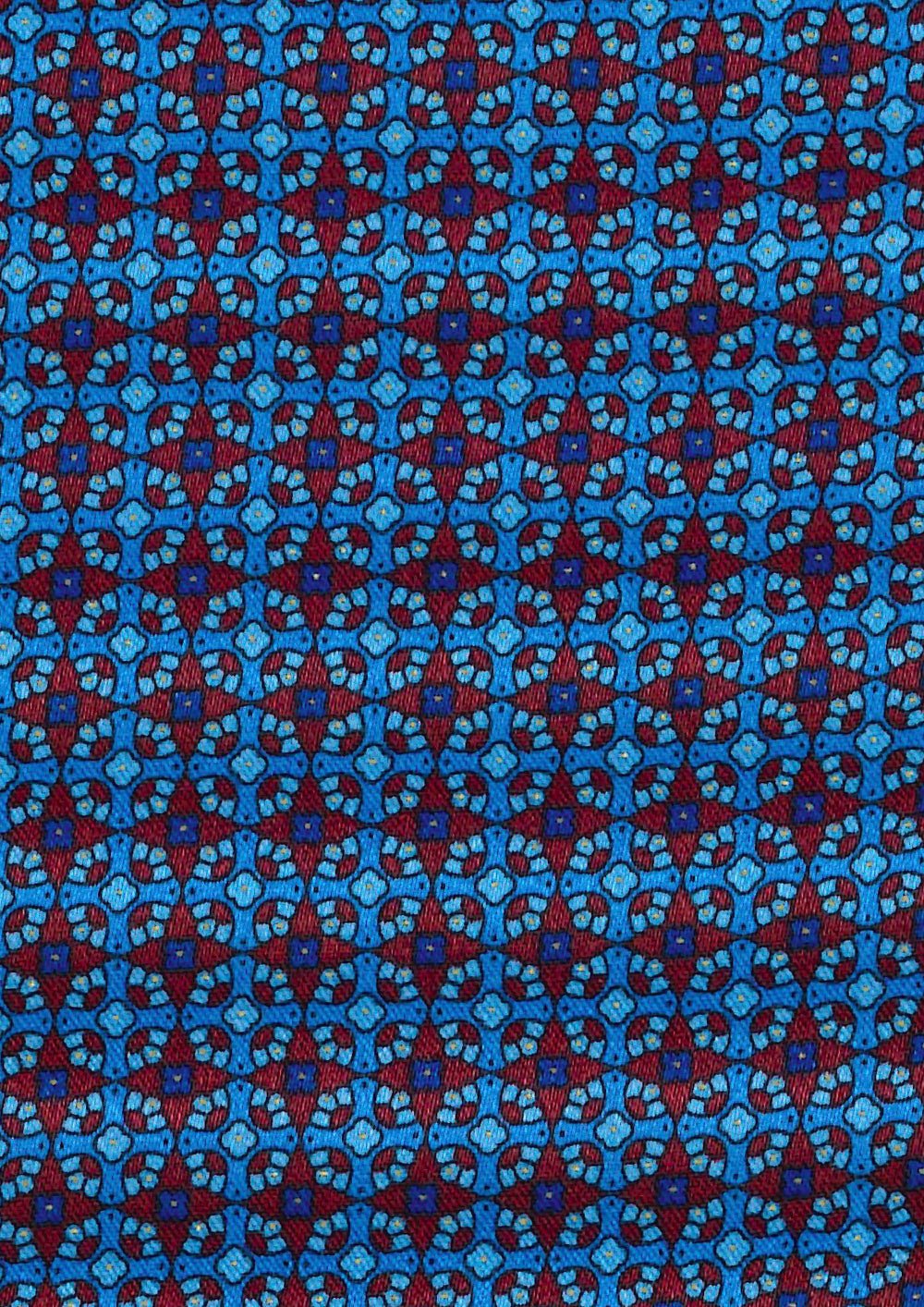 STEFANO RICCI Luxury Silk Long Tie BORDEAUX/LIGHT BLUE - Henry Bucks