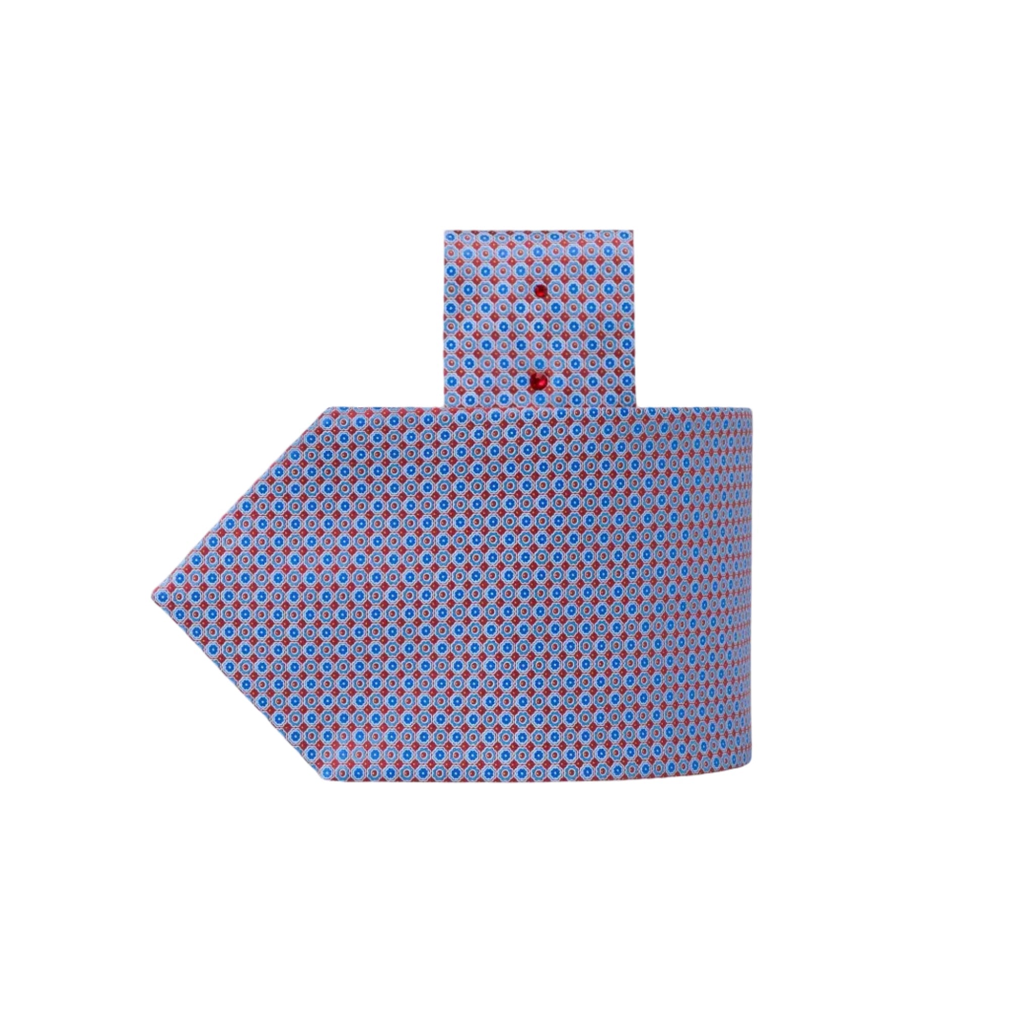 STEFANO RICCI Luxury Silk Long Tie RED BASE - Henry Bucks