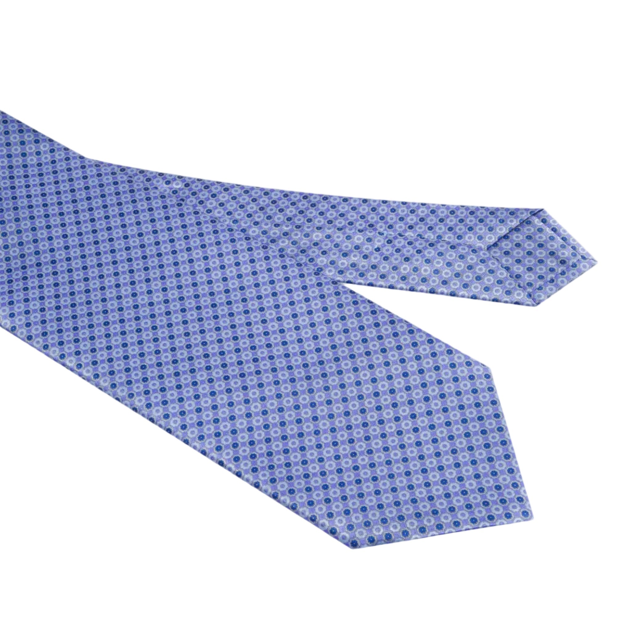 STEFANO RICCI Luxury Silk Long Tie VOILET BASE - Henry Bucks