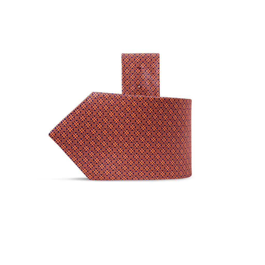 STEFANO RICCI Luxury Silk Tie ORANGE - Henry Bucks
