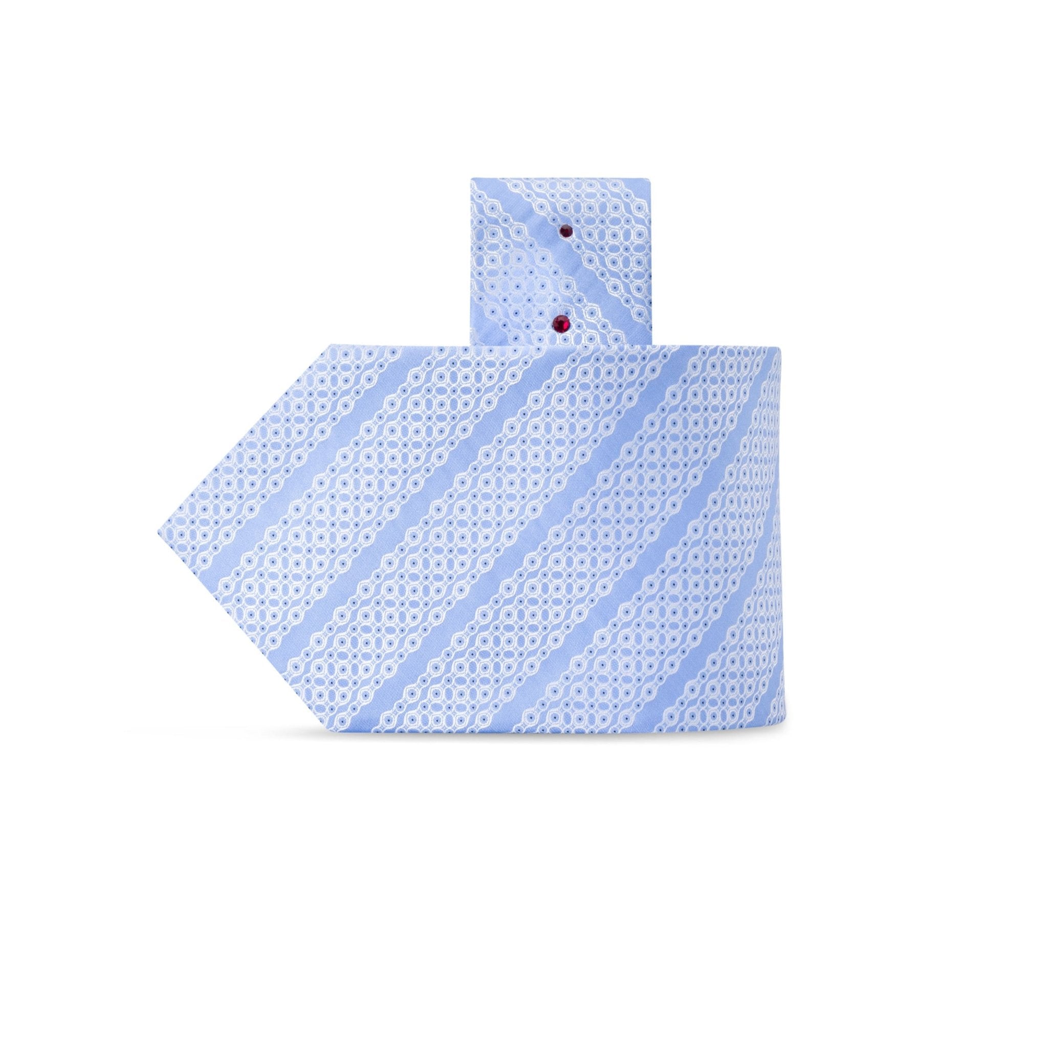 STEFANO RICCI Luxury Tie LIGHT BLUE - Henry Bucks