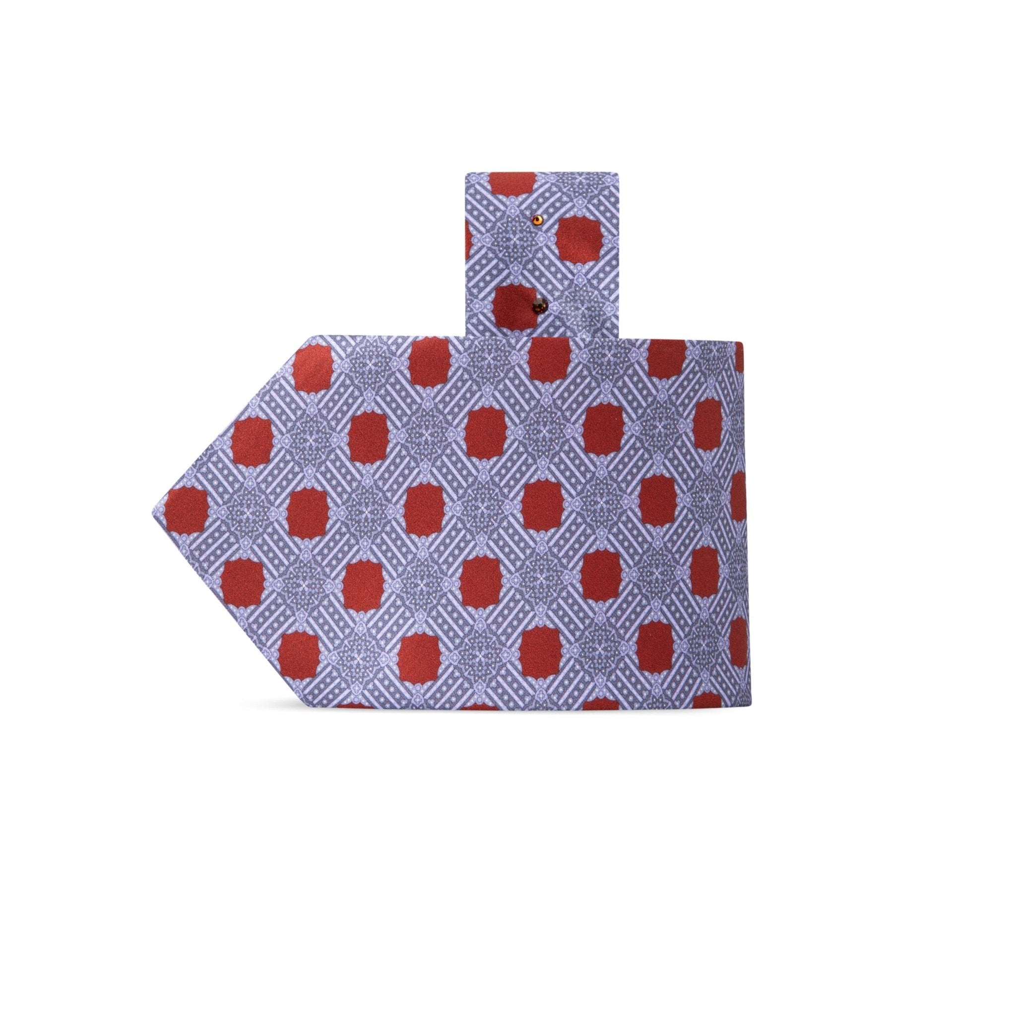 STEFANO RICCI LUXURY TIE PURPLE/RED - Henry Bucks