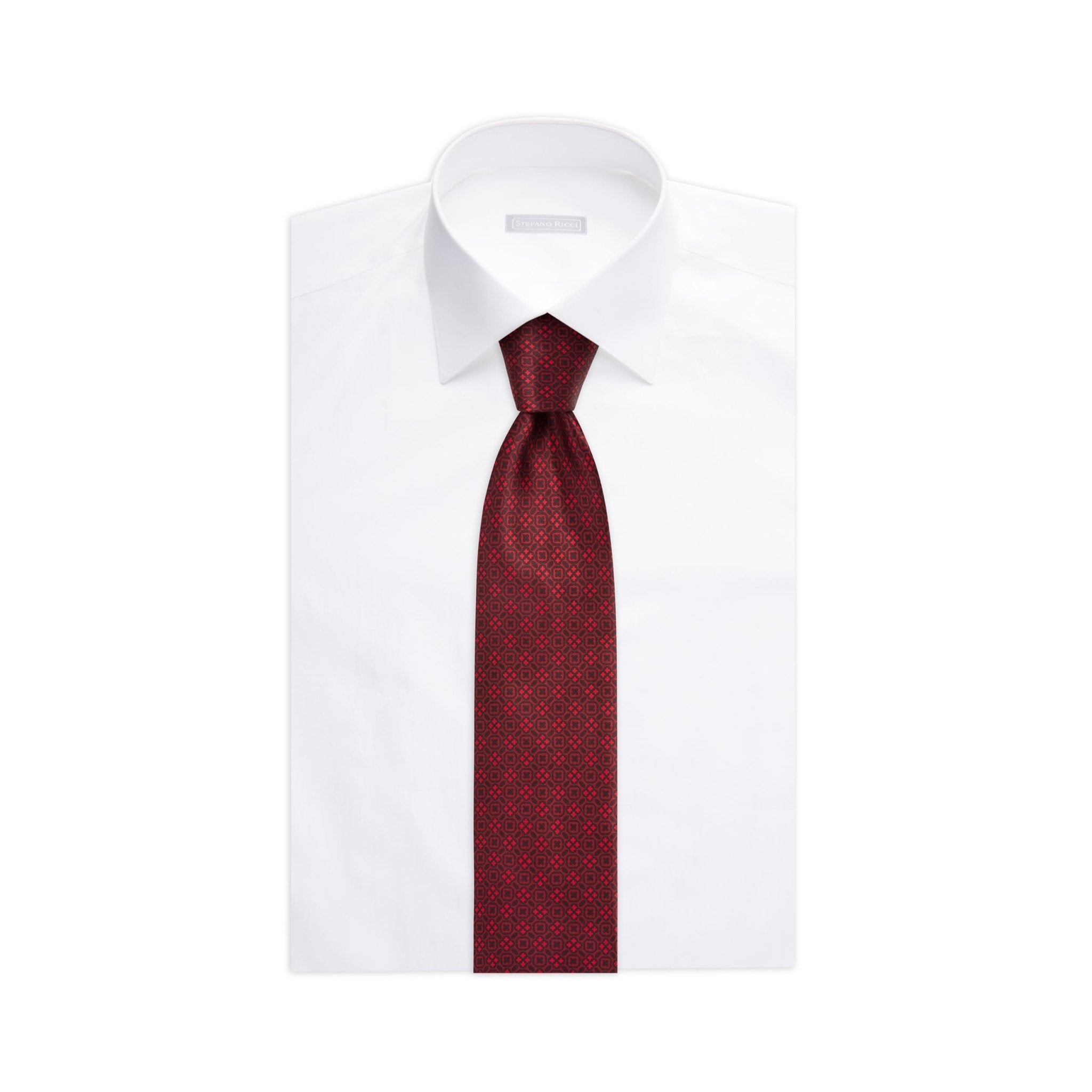 STEFANO RICCI Luxury Tie RED - Henry Bucks
