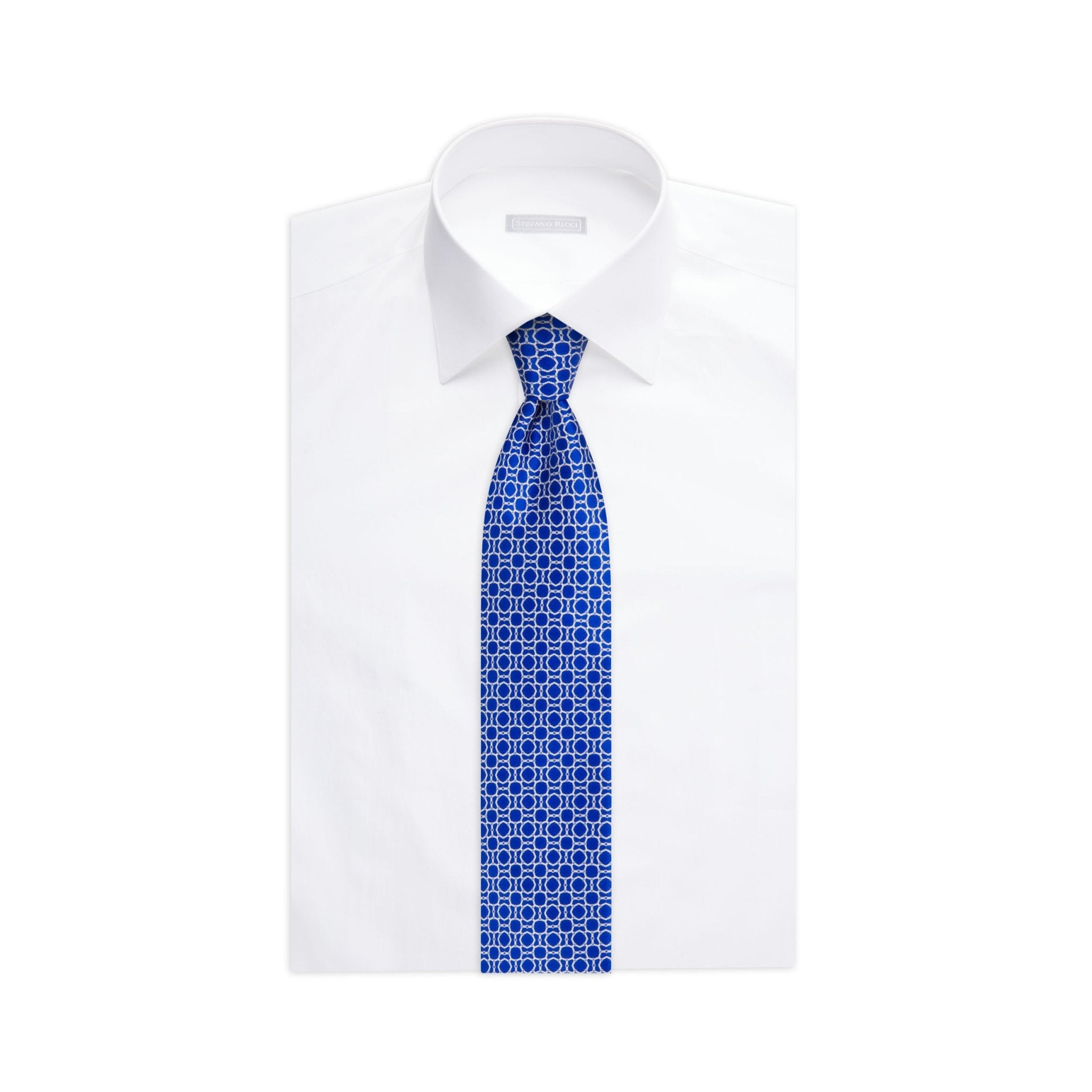 STEFANO RICCI Luxury Tie ROYAL BLUE - Henry Bucks