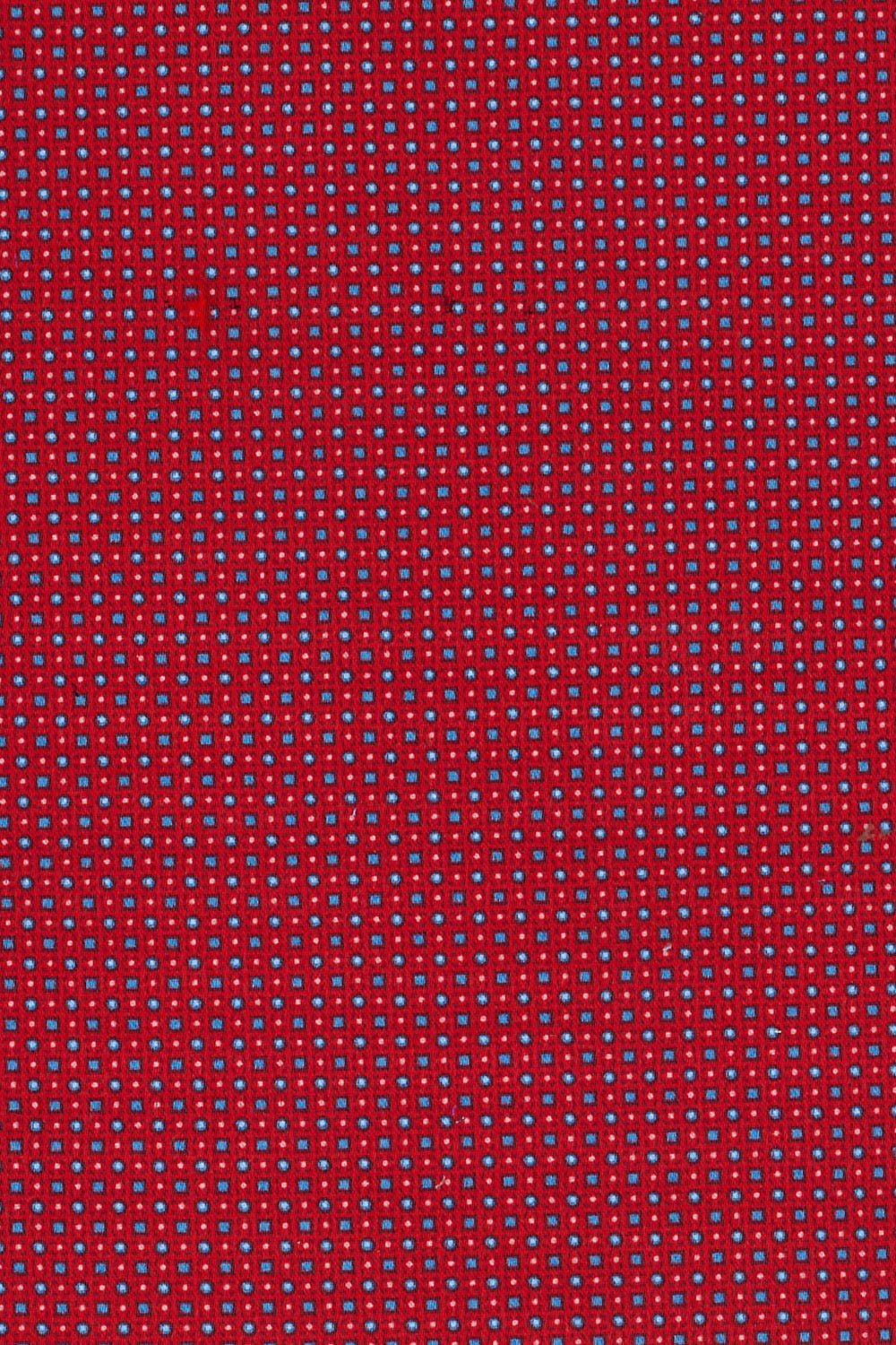 STEFANO RICCI Silk Tie RED - Henry BucksTies68AW240023 - RED