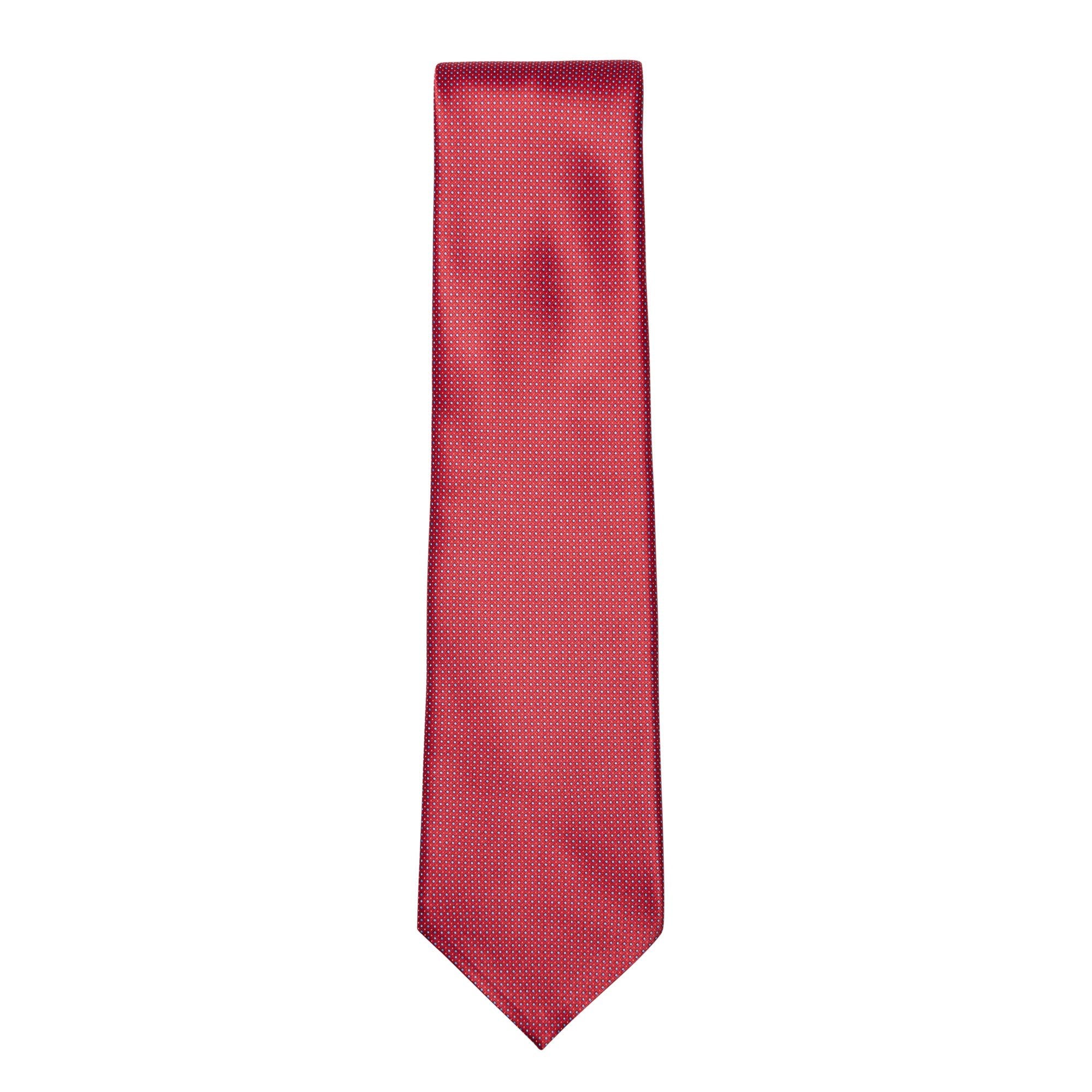 STEFANO RICCI Silk Tie RED - Henry BucksTies68AW240023 - RED