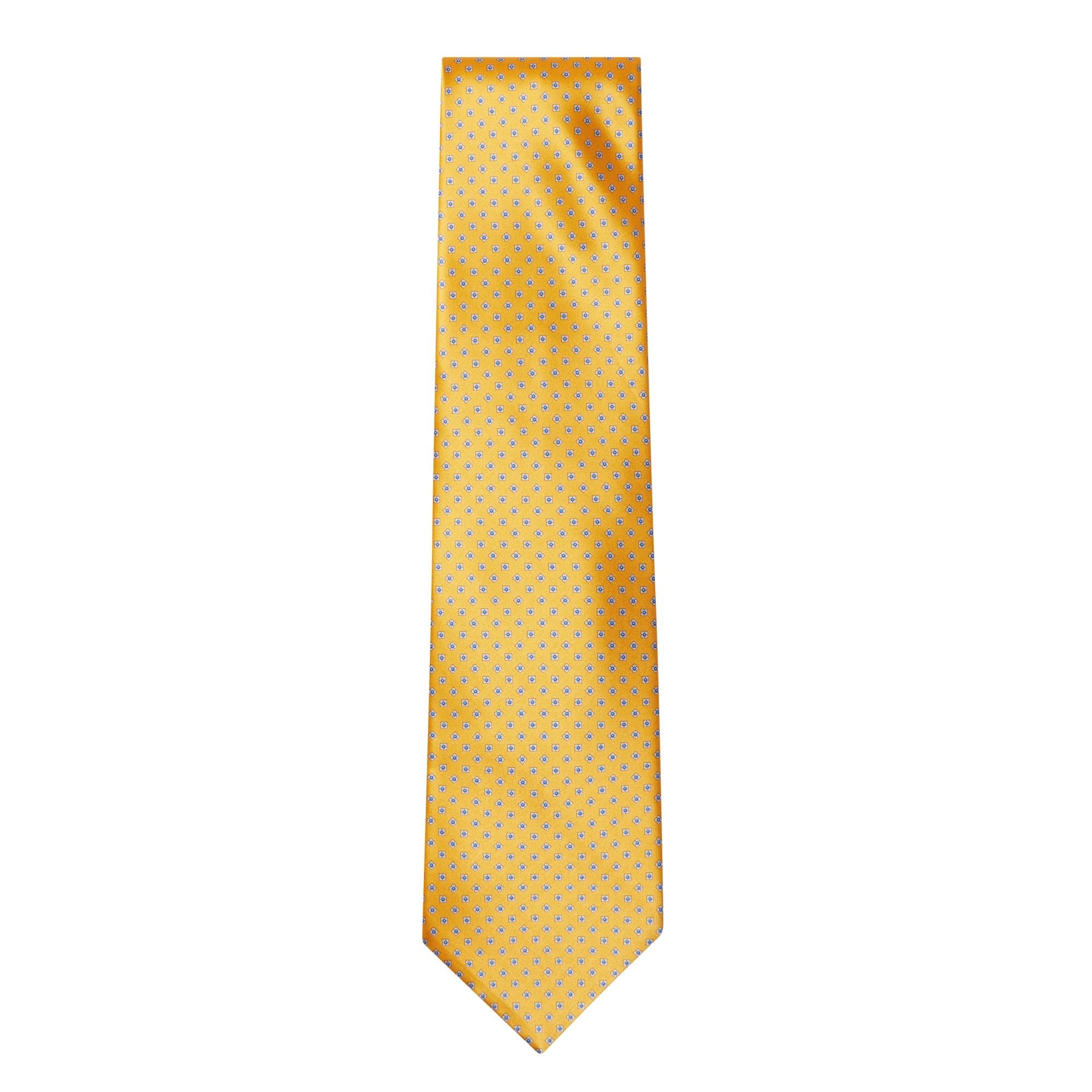 STEFANO RICCI Silk Tie YELLOW - Henry BucksTies68AW240015 - YELL