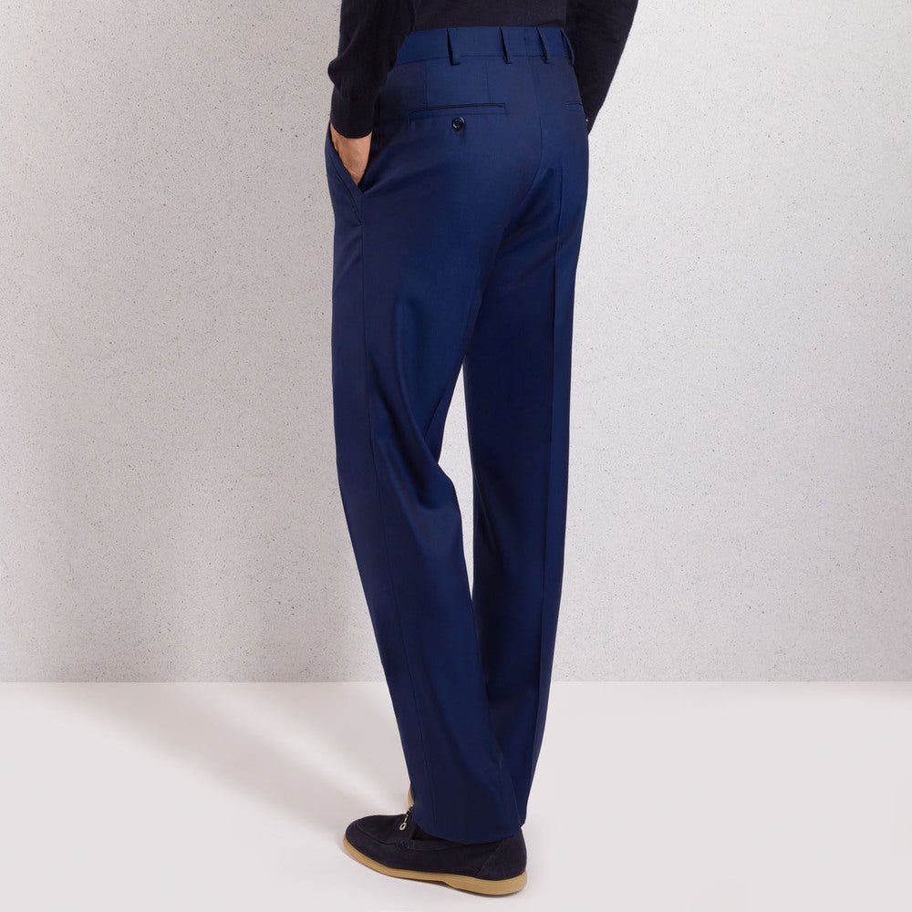 STEFANO RICCI Woolen Trouser DARK BLUE - Henry BucksTrouser - Formal33AW240008 - DARKBLUE - 50