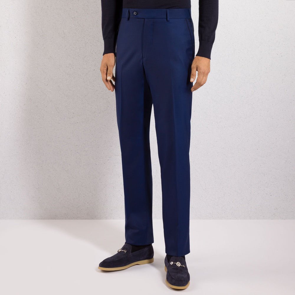 STEFANO RICCI Woolen Trouser DARK BLUE - Henry BucksTrouser - Formal33AW240008 - DARKBLUE - 50