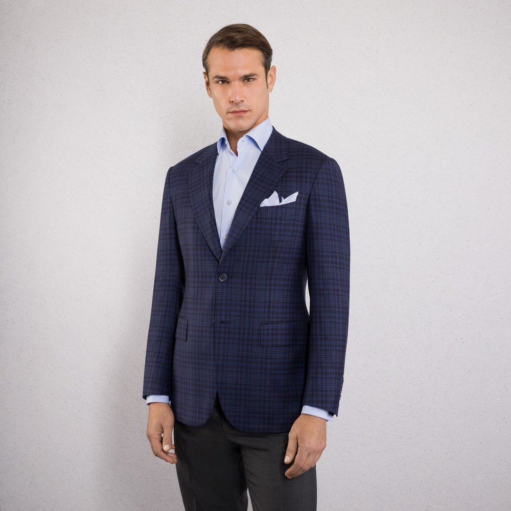 STEFANO RICCI Woven Two Button Jacket BLUE - Henry BucksBlazers33AW240007 - BLUE - 52