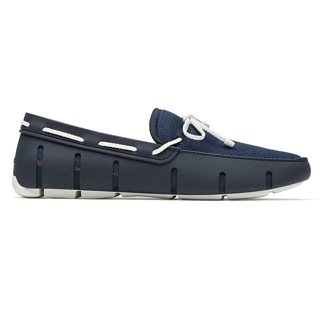 SWIMS Braid Lace Loafer NAVY/WHITE - Henry Bucks