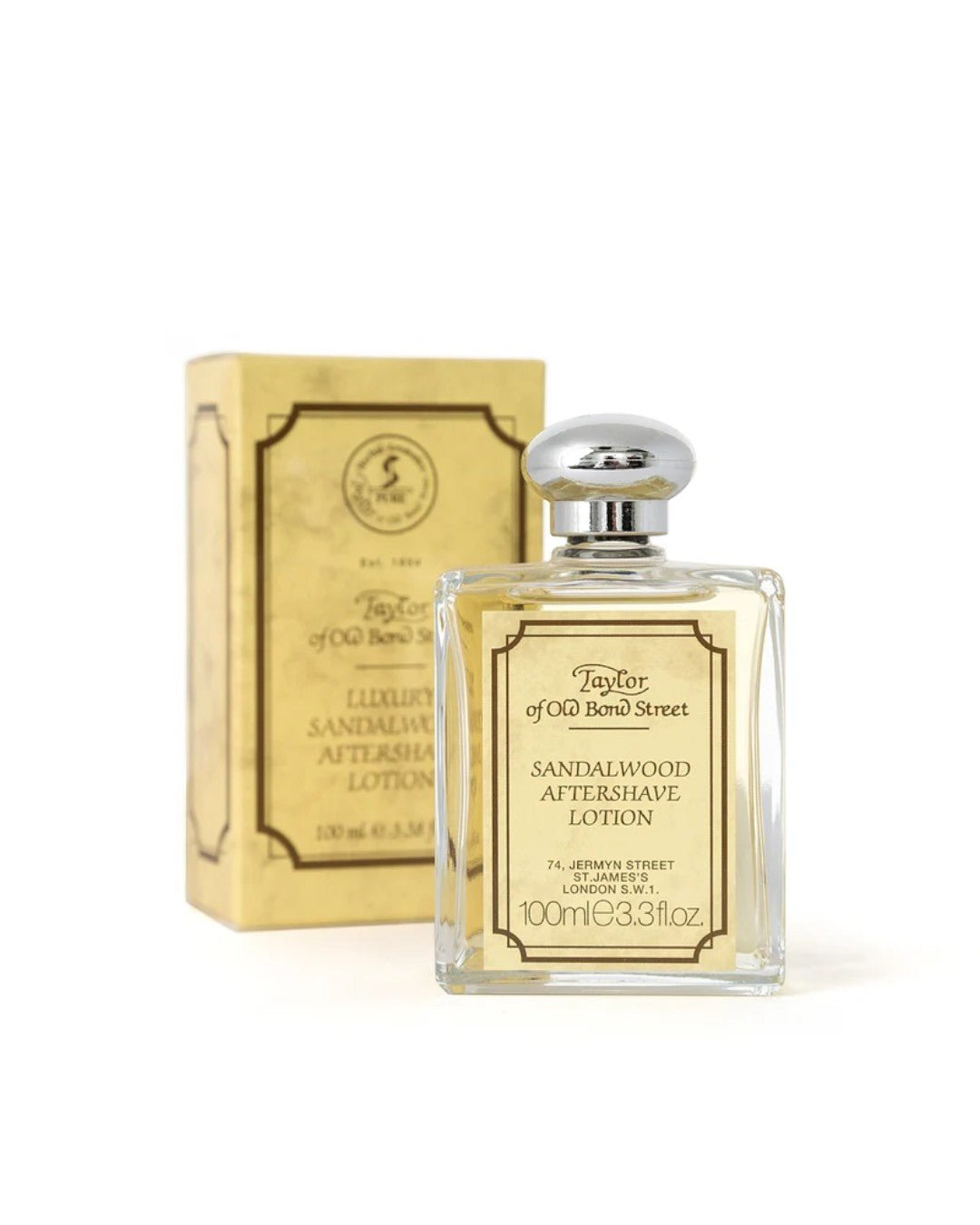 TAYLOR OF OLD BOND STREET Sandalwood Aftershave Lotion 100ml - Henry Bucks