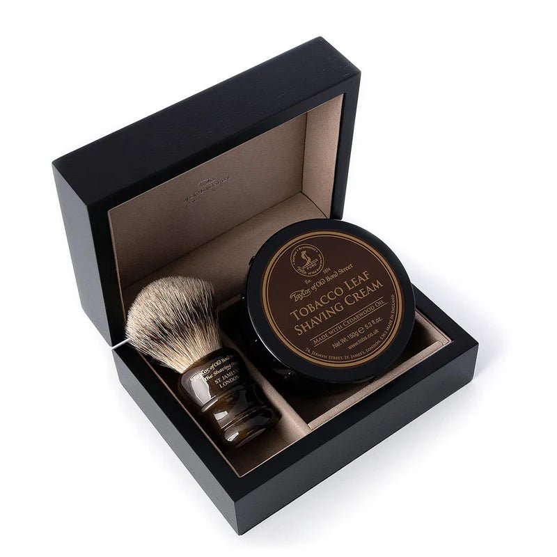 TAYLOR OF OLD BOND STREET Tobacco Shaving Gift Box - Henry Bucks