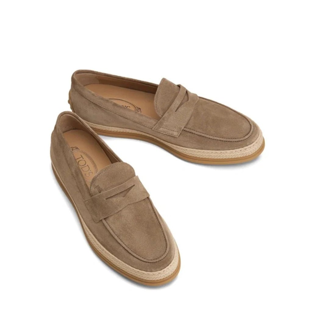 TODS Mocassin Gomma Loafer BROWN - Henry Bucks