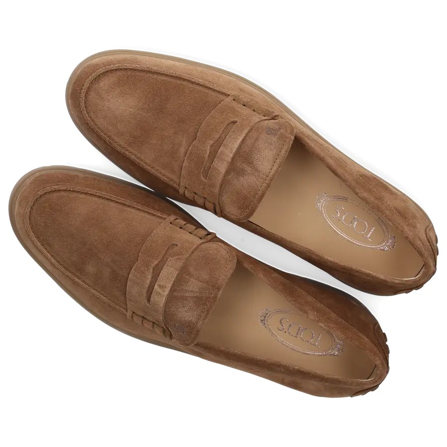 TODS Mocassin Ibrido Loafer BROWN - Henry BucksLoafers & Driving Shoes67LUX23004 - BROWN - F FIT - 7 1/2