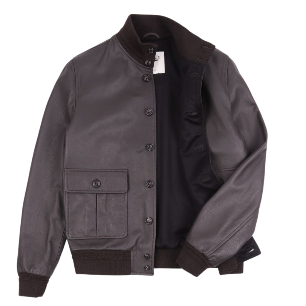 VALSTAR Deerskin Cashmere Jacket BROWN - Henry Bucks