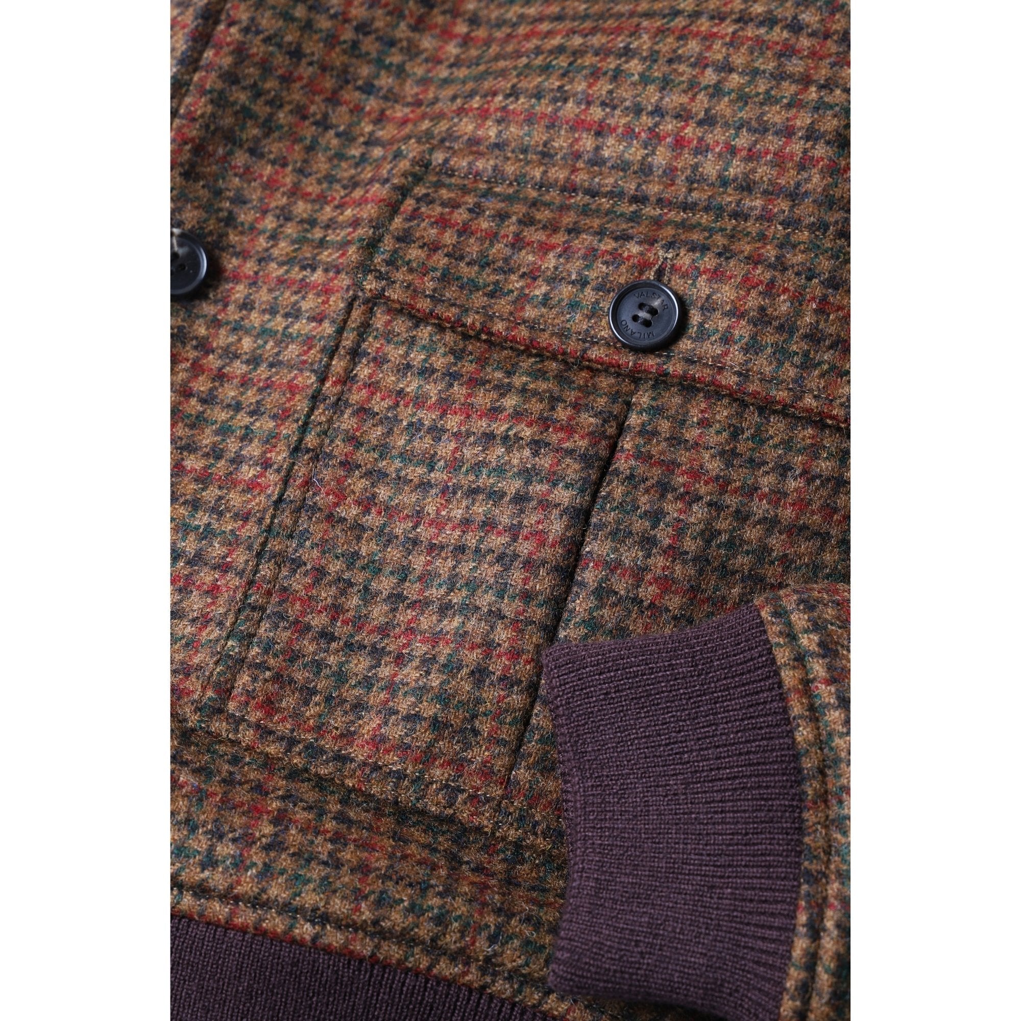 VALSTAR HOUNDSTOOTH JACKET MULTI - Henry BucksJACKETS38AW21110 - MLTI - 48