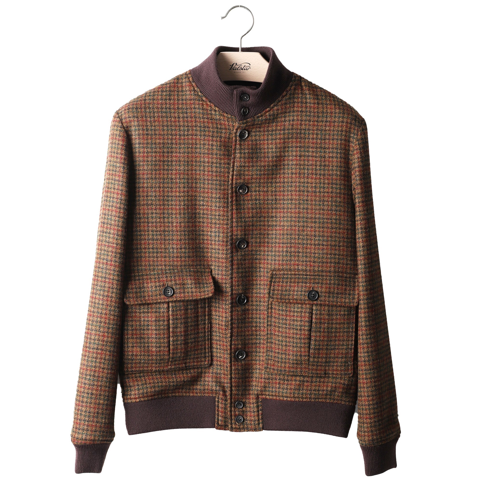 VALSTAR HOUNDSTOOTH JACKET MULTI - Henry BucksJACKETS38AW21110 - MLTI - 48