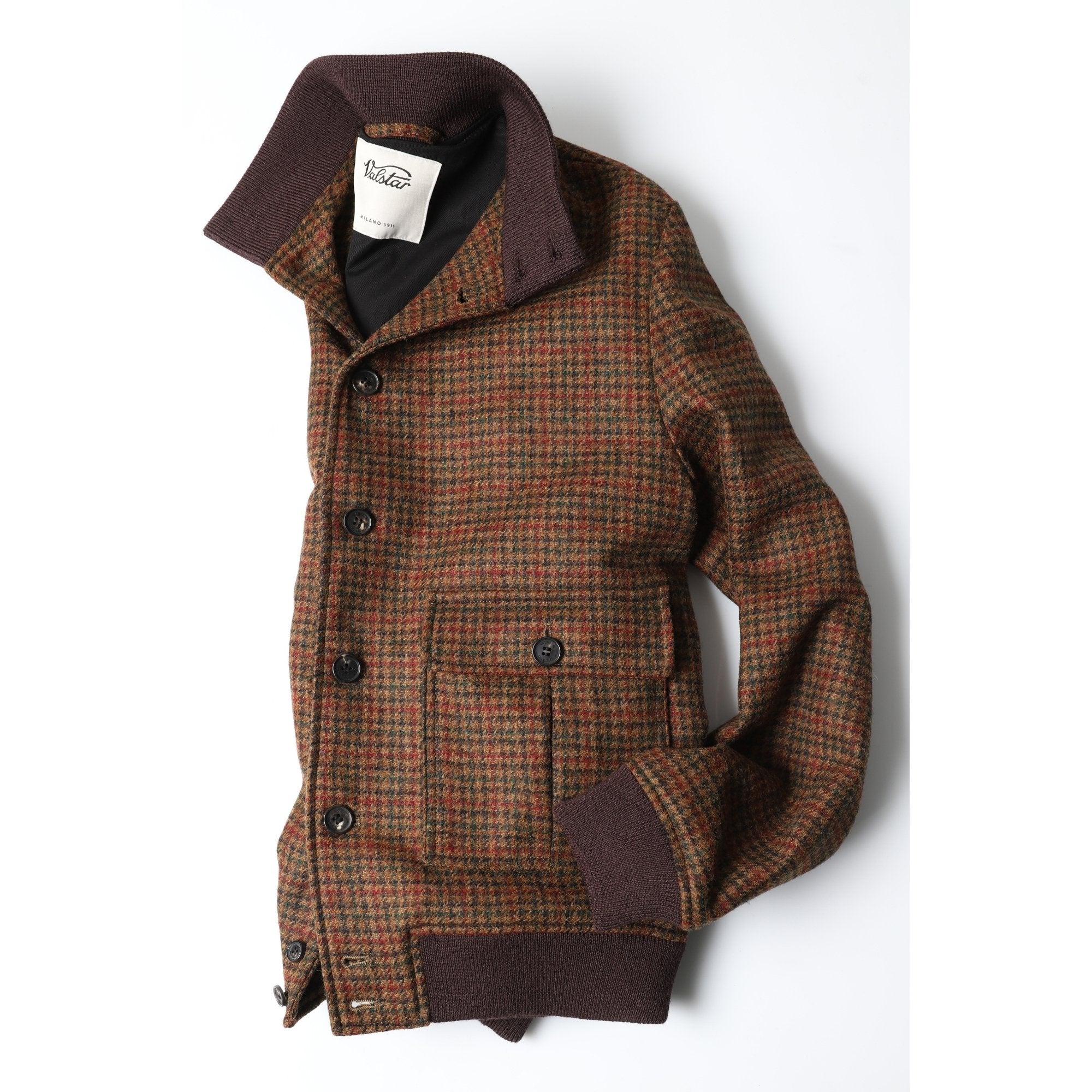 VALSTAR HOUNDSTOOTH JACKET MULTI - Henry BucksJACKETS38AW21110 - MLTI - 48