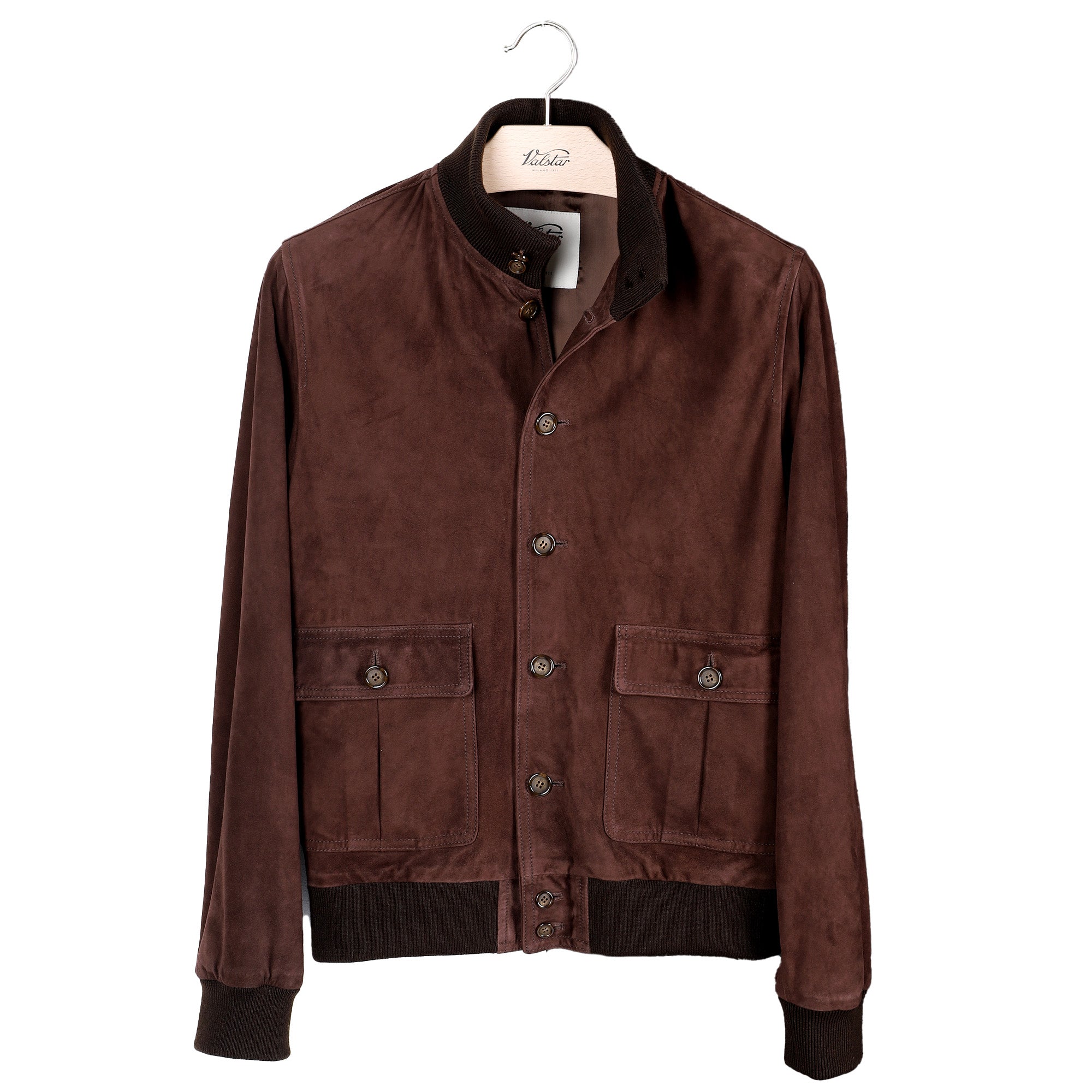 VALSTAR Lined Suede Jacket CAFFE - Henry Bucks